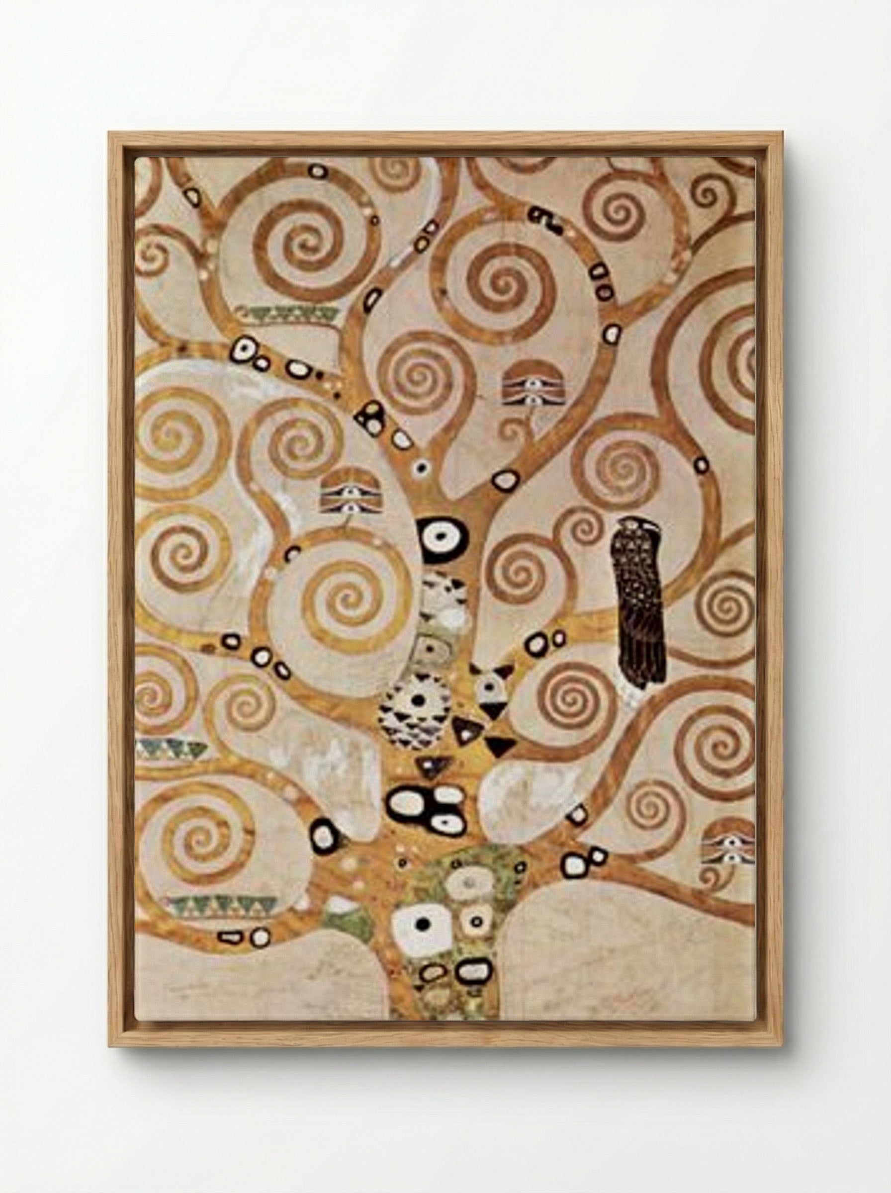 The Tree of Life - Gustav Klimt - Framed Canvas Wood