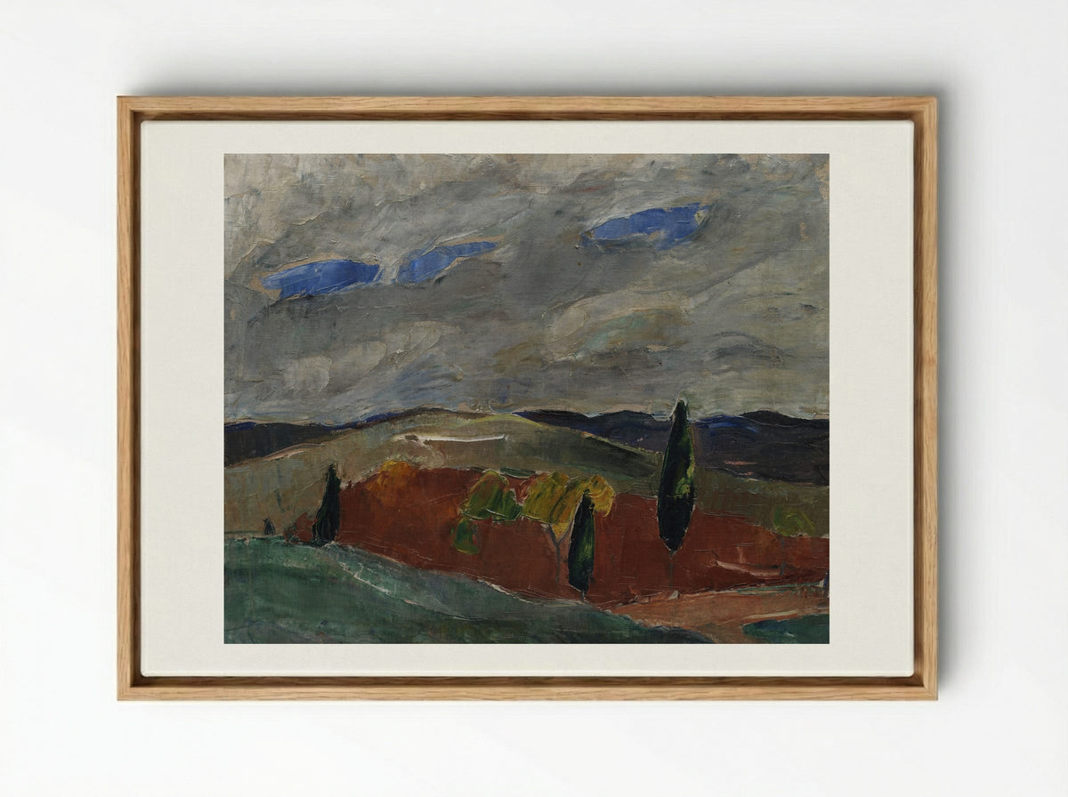 Cemetery Road in Toledo - Jens Adolf Jerichau - Framed Canvas Wood