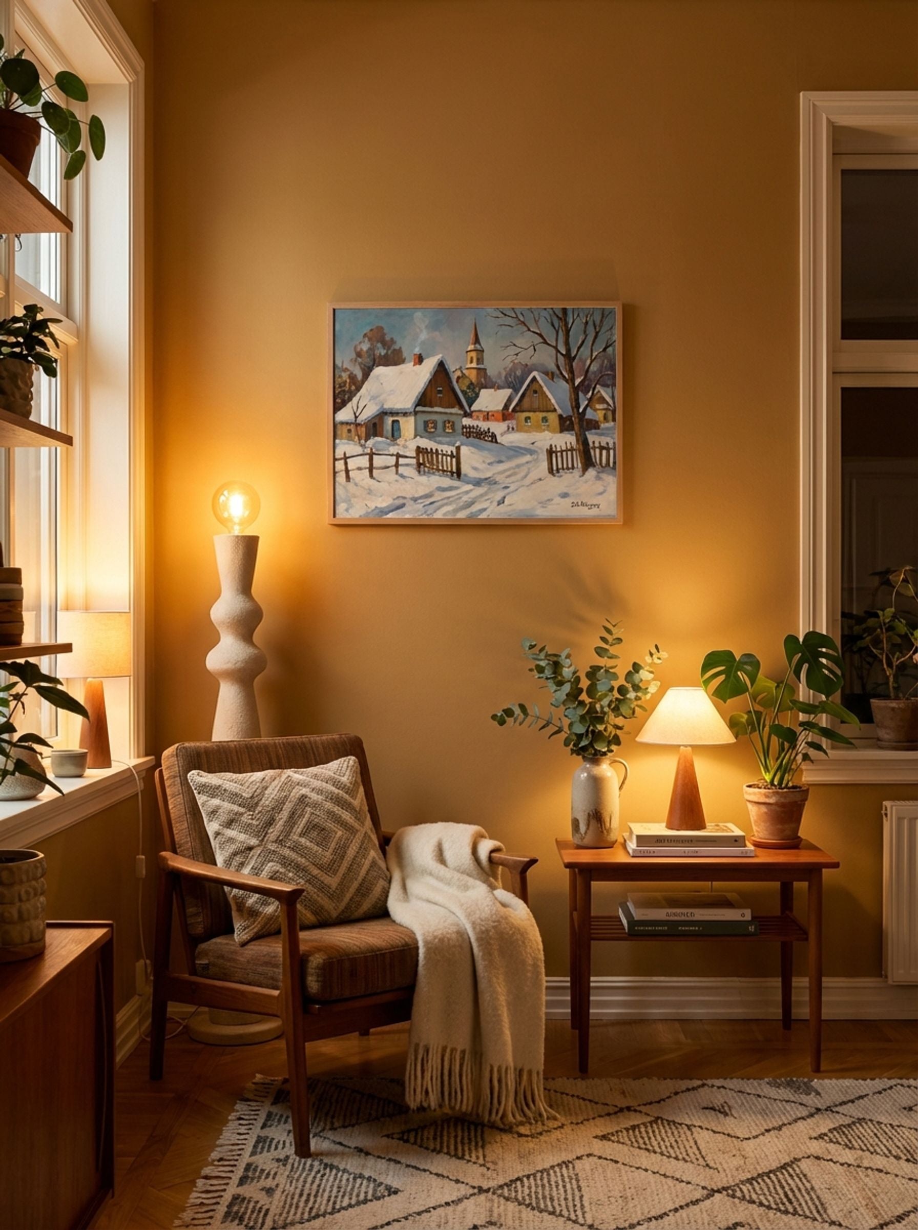 Cottages in Winter - Zolo Palugyay - Lifestyle