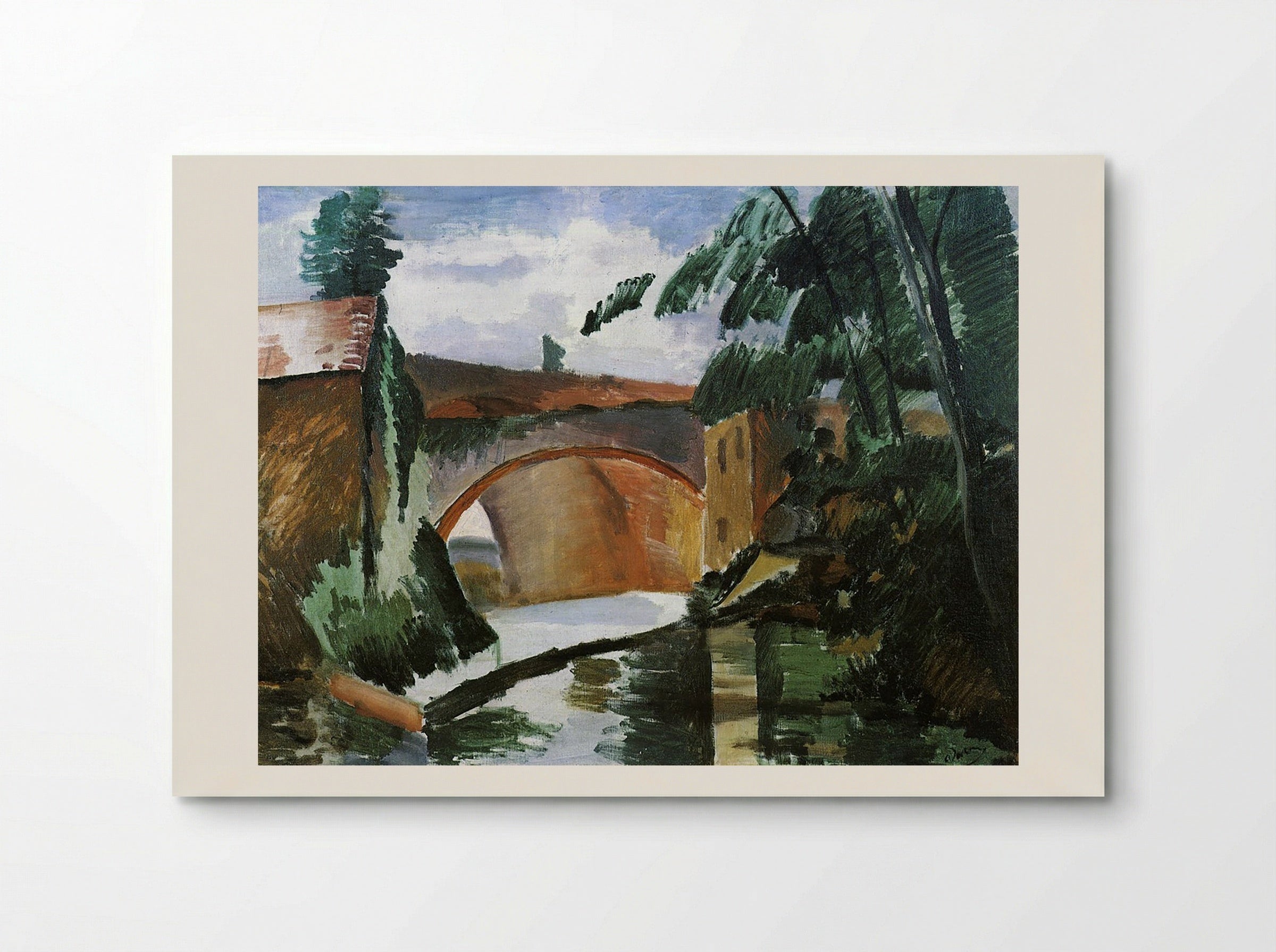 The Bridge at Maincy - Paul Cézanne - Poster