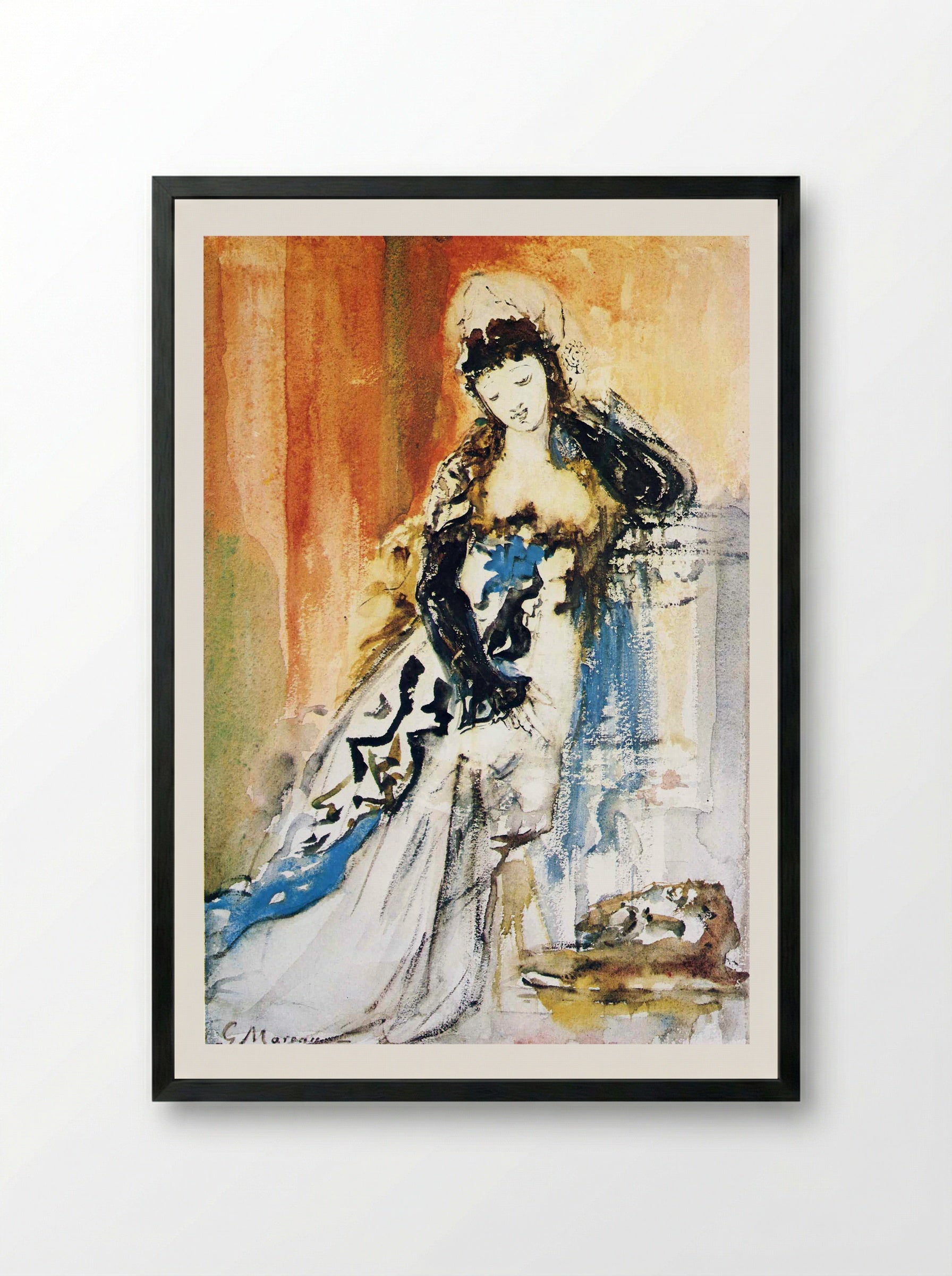 Salome - Charles Maurin - Framed Print Black