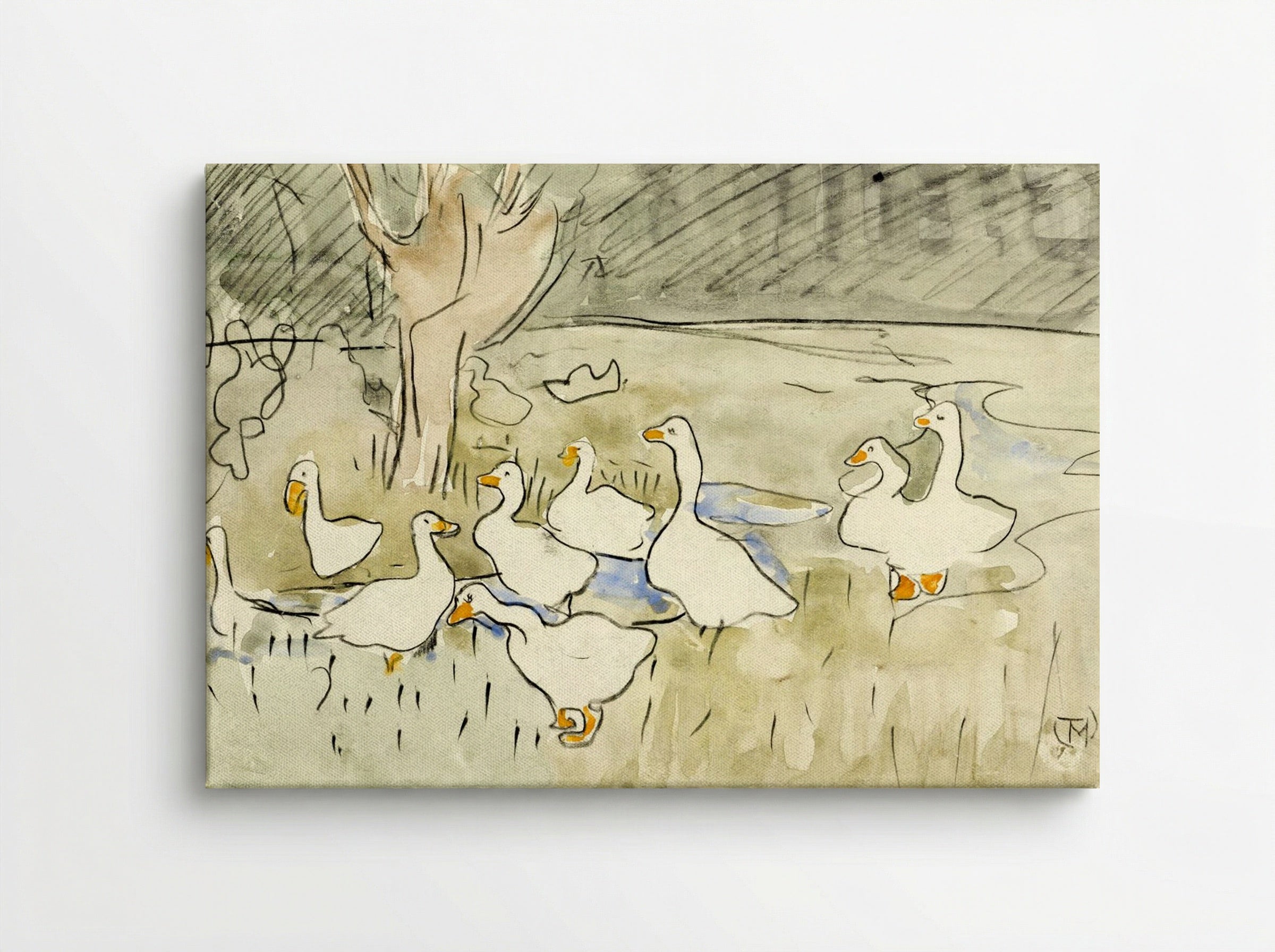 Ducks - Theo van Hoytema - Canvas