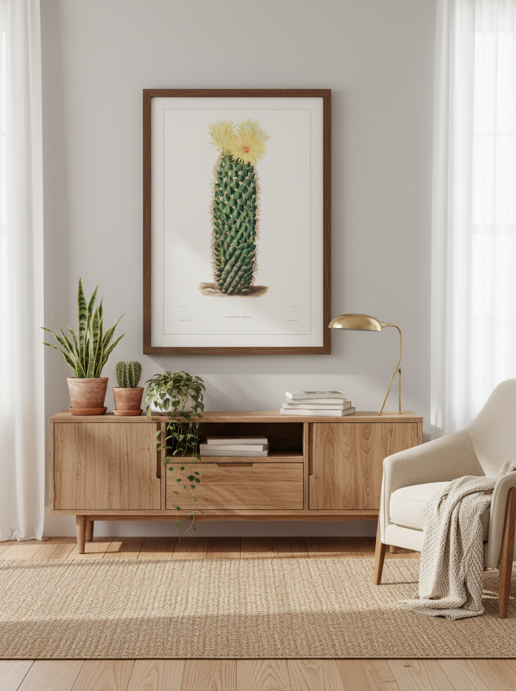 Hedgehog Cactus (Mammillaria Erecta) - Charles Antoine Lemaire - Lifestyle