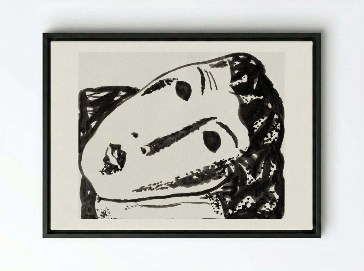 Vignette for 'L'art Hollandais contemporain' - Gustave De Smet - Framed Canvas Black