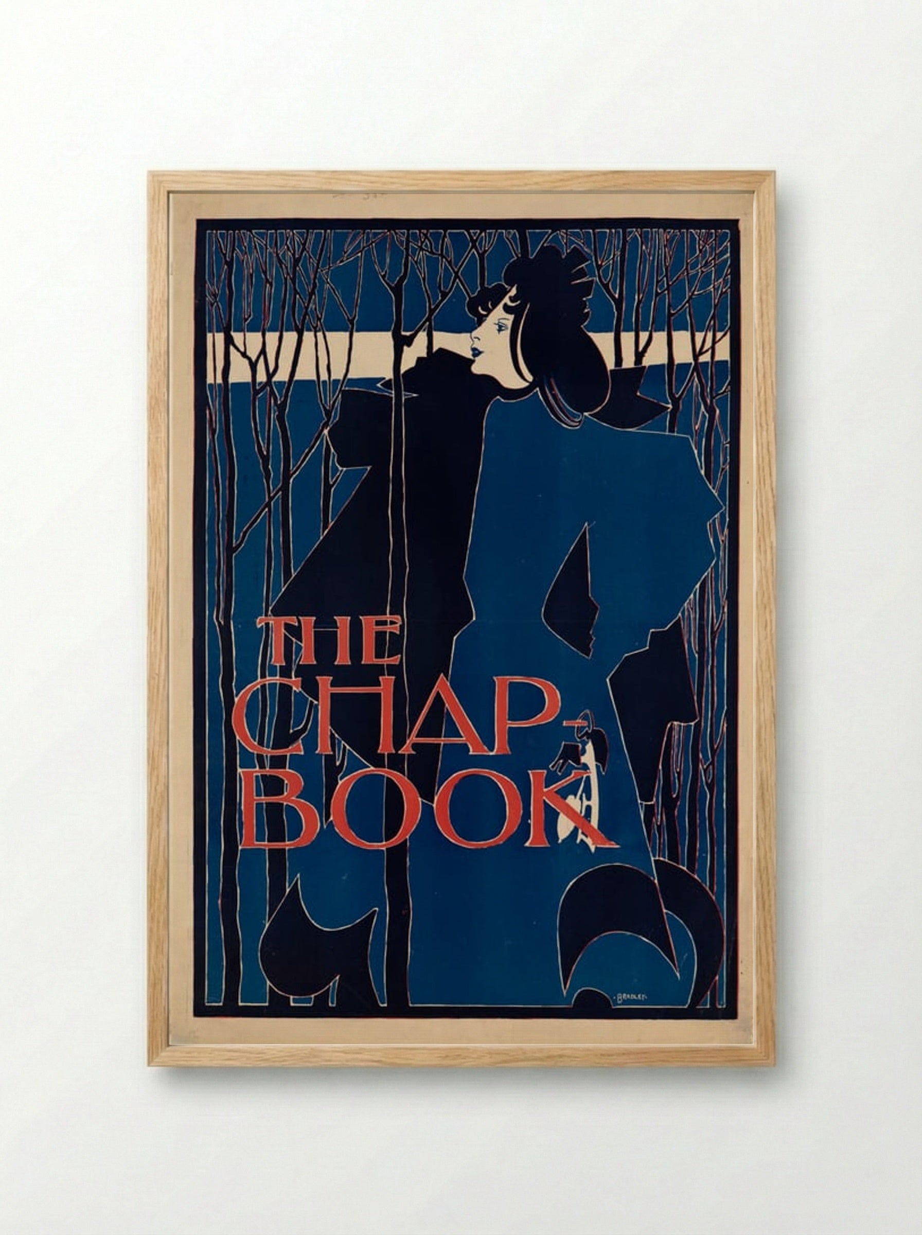 The Chap-Book - Will H. Bradley - Framed Print Wood