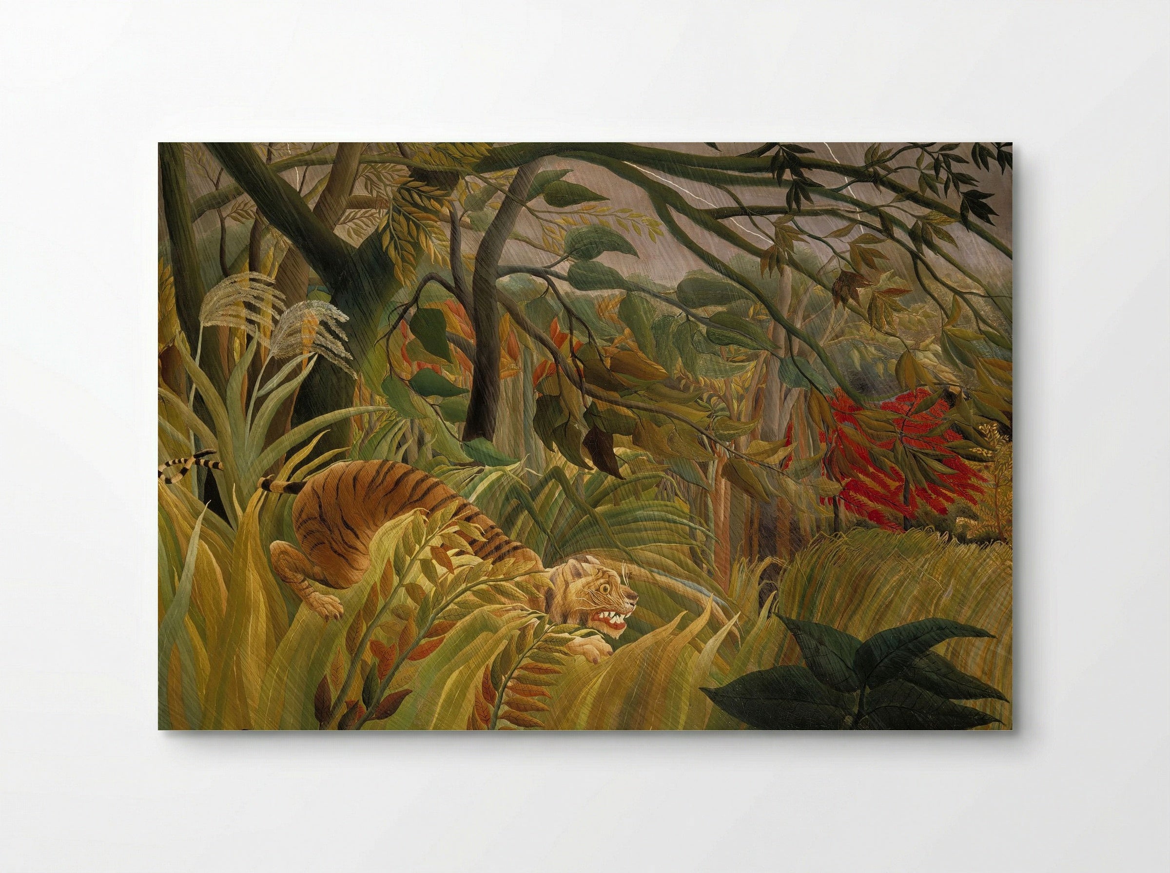 Tiger in a Tropical Storm (Surprised!) - Henri Rousseau - Poster