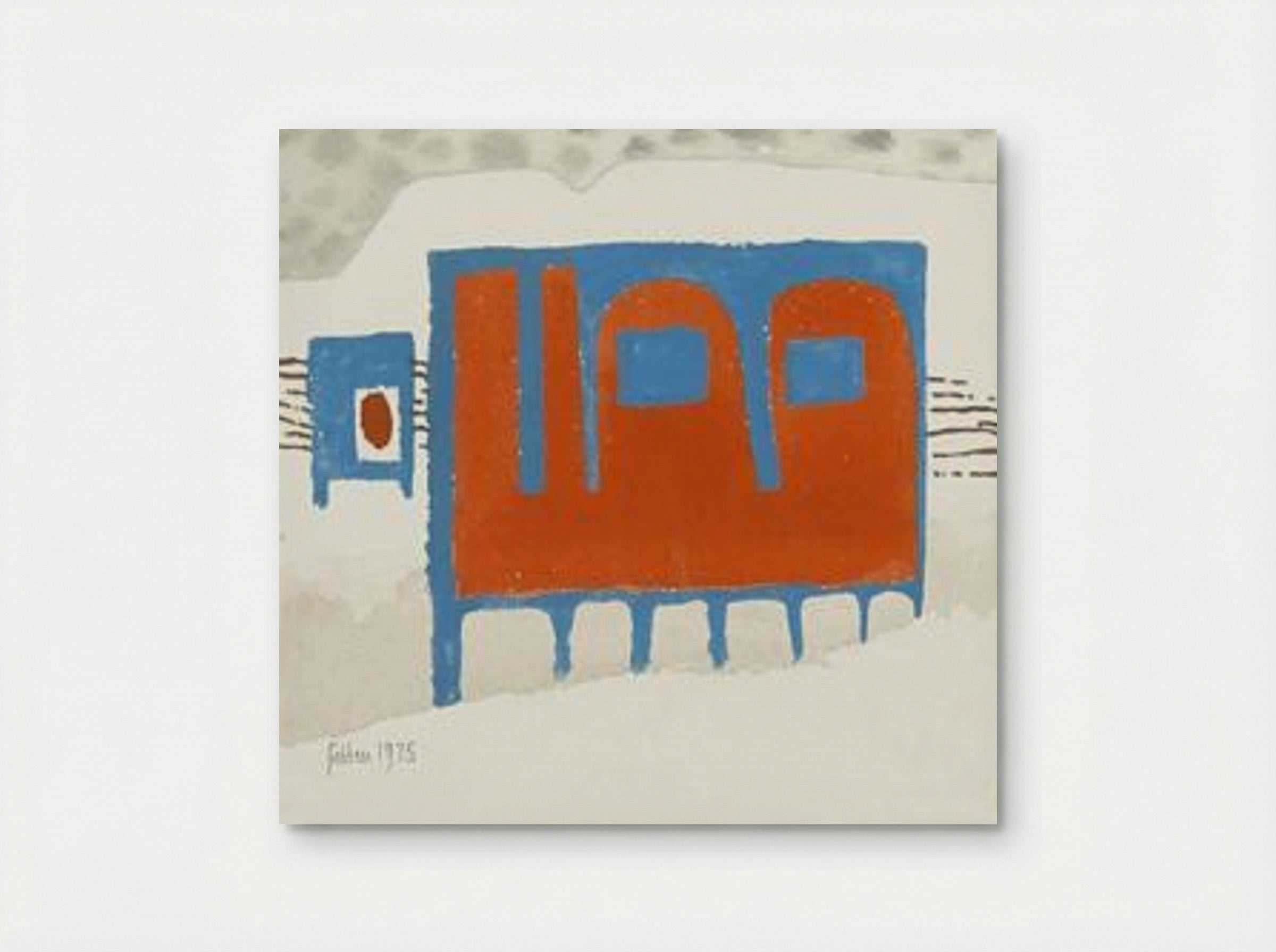 Abstracted Building in Winter - Mary Fedden - Poster