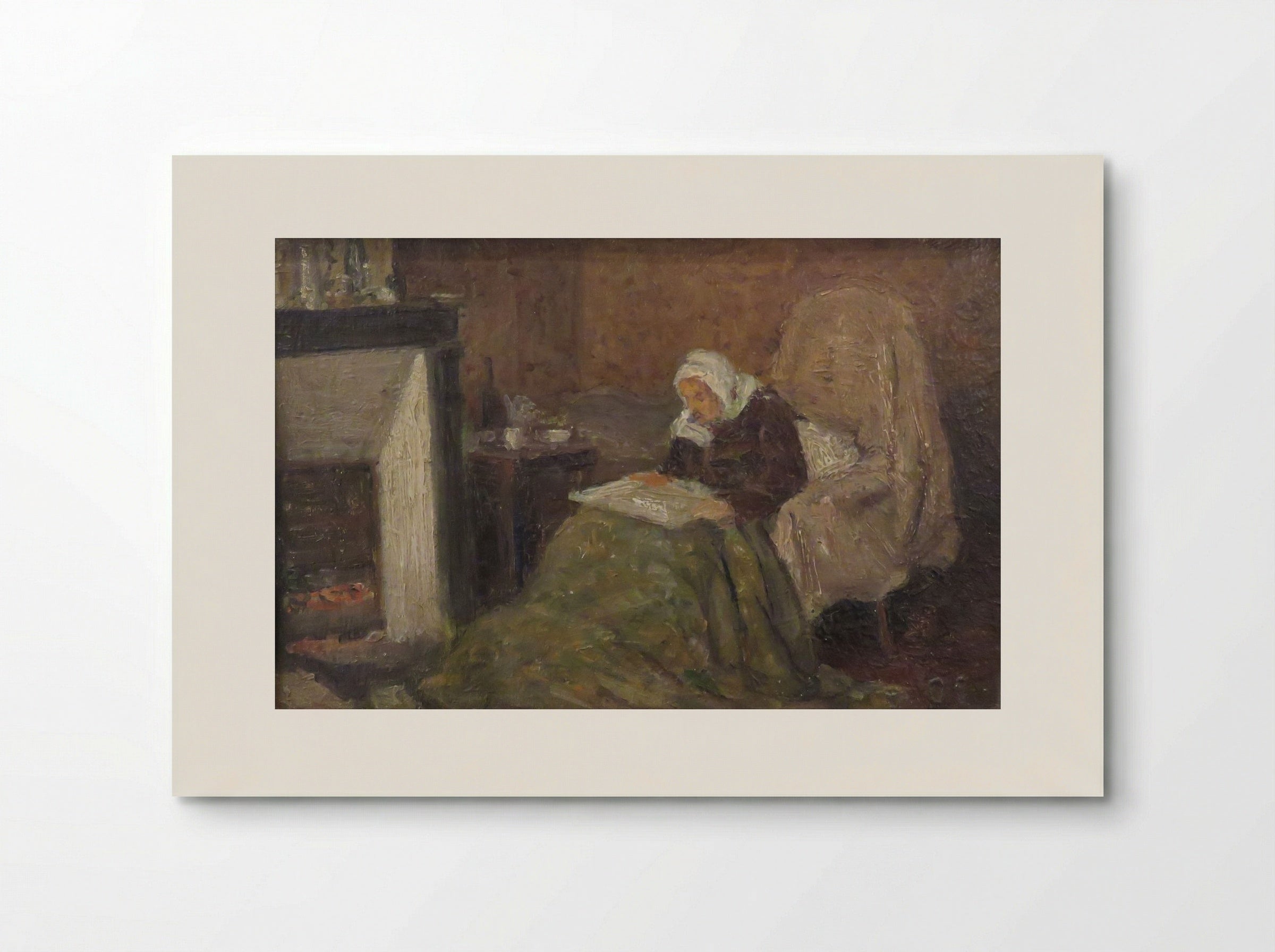 Portrait de la tante Octavie - Maximilien Luce - Poster