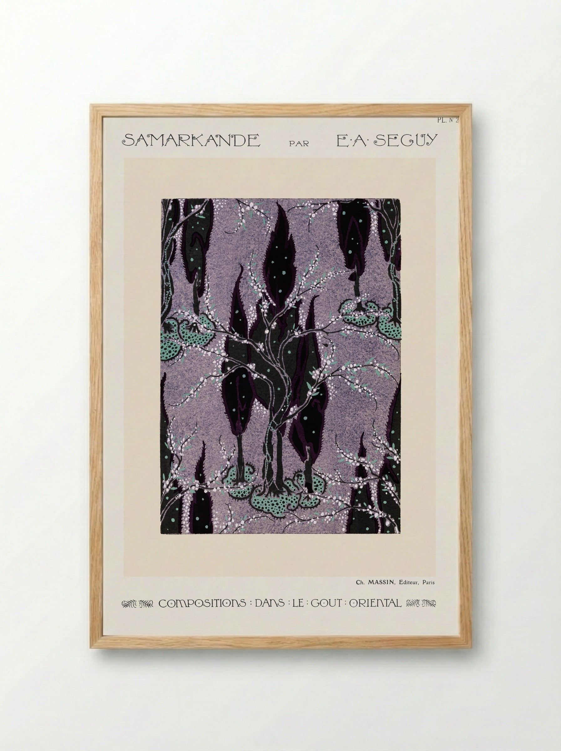 Samarkande, Plate No. 2 - Émile-Allain Séguy - Framed Print Wood