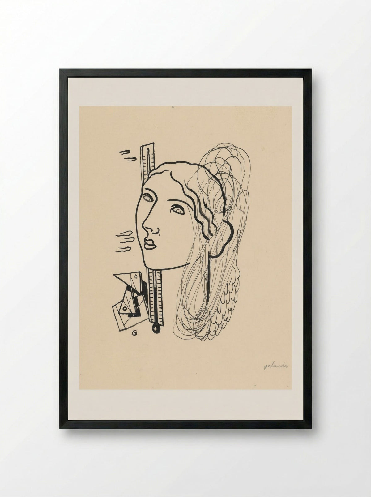 Thermometer - Mikuláš Galanda - Framed Print Black