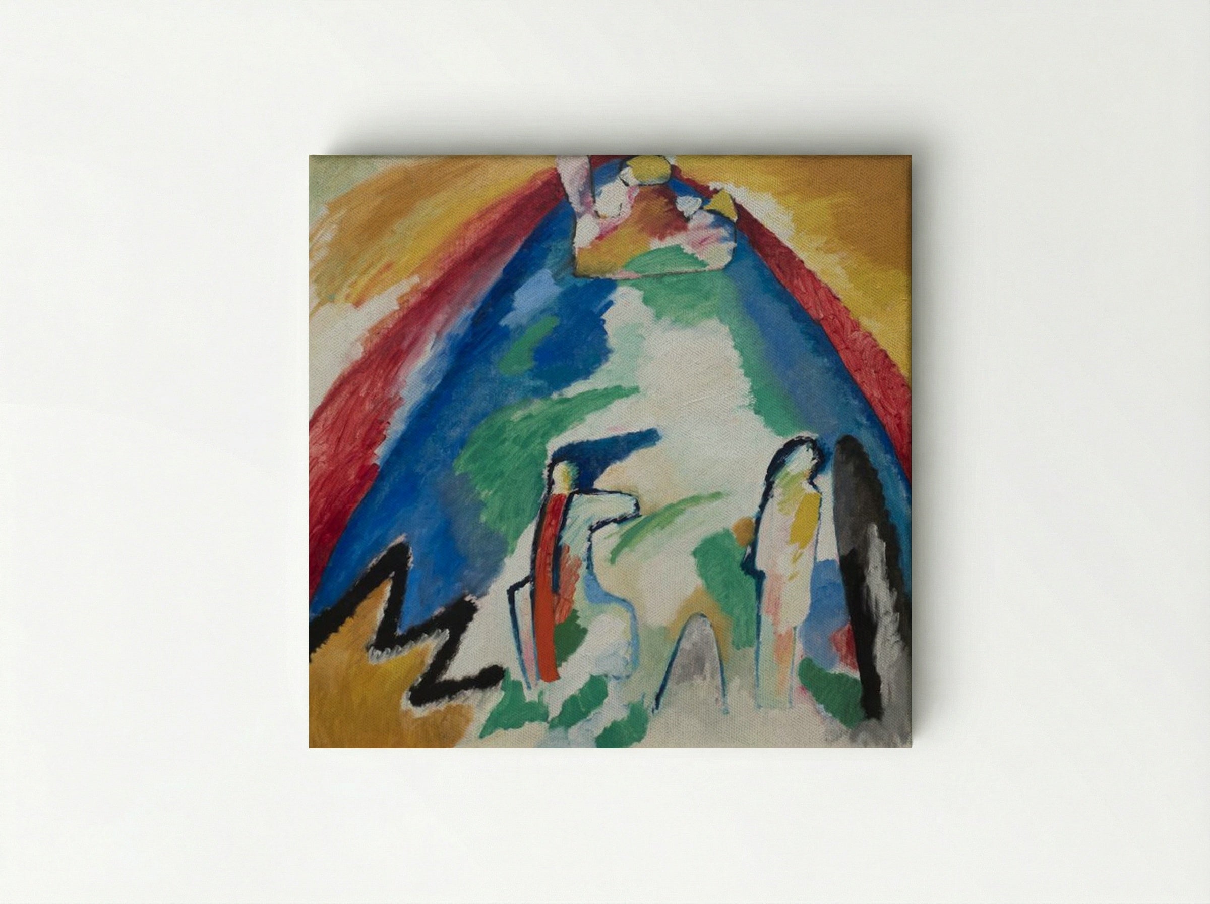 Mountain - Wassily Kandinsky - Canvas