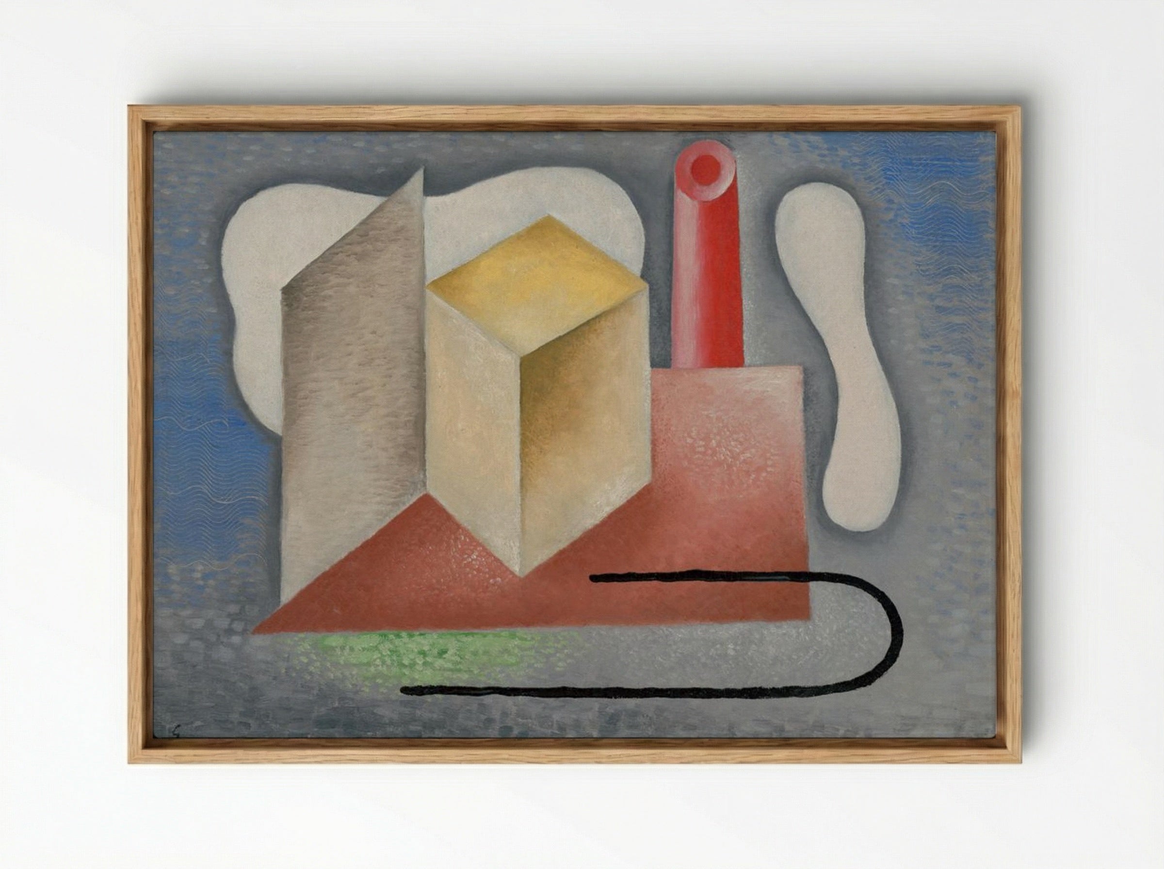 Factory - Mikuláš Galanda - Framed Canvas Wood