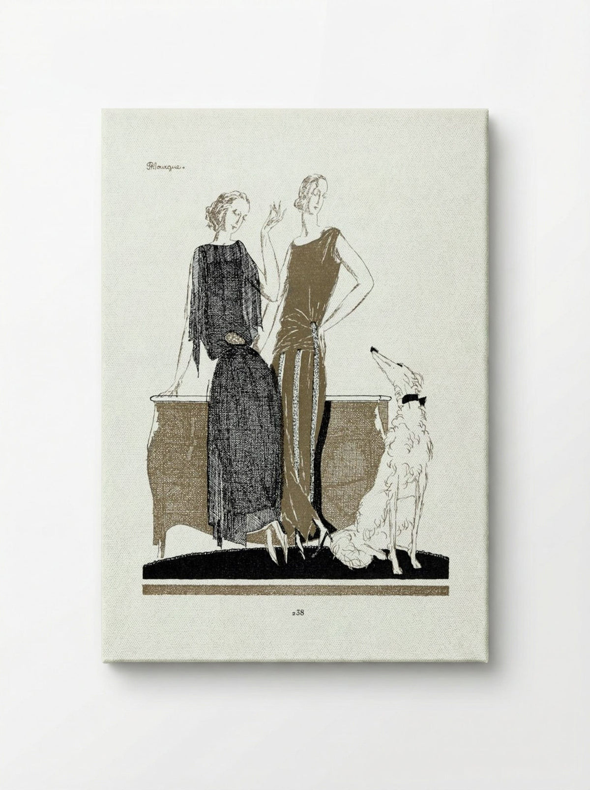 Two Dresses by Doeuillet - Pierre Morgue - Canvas