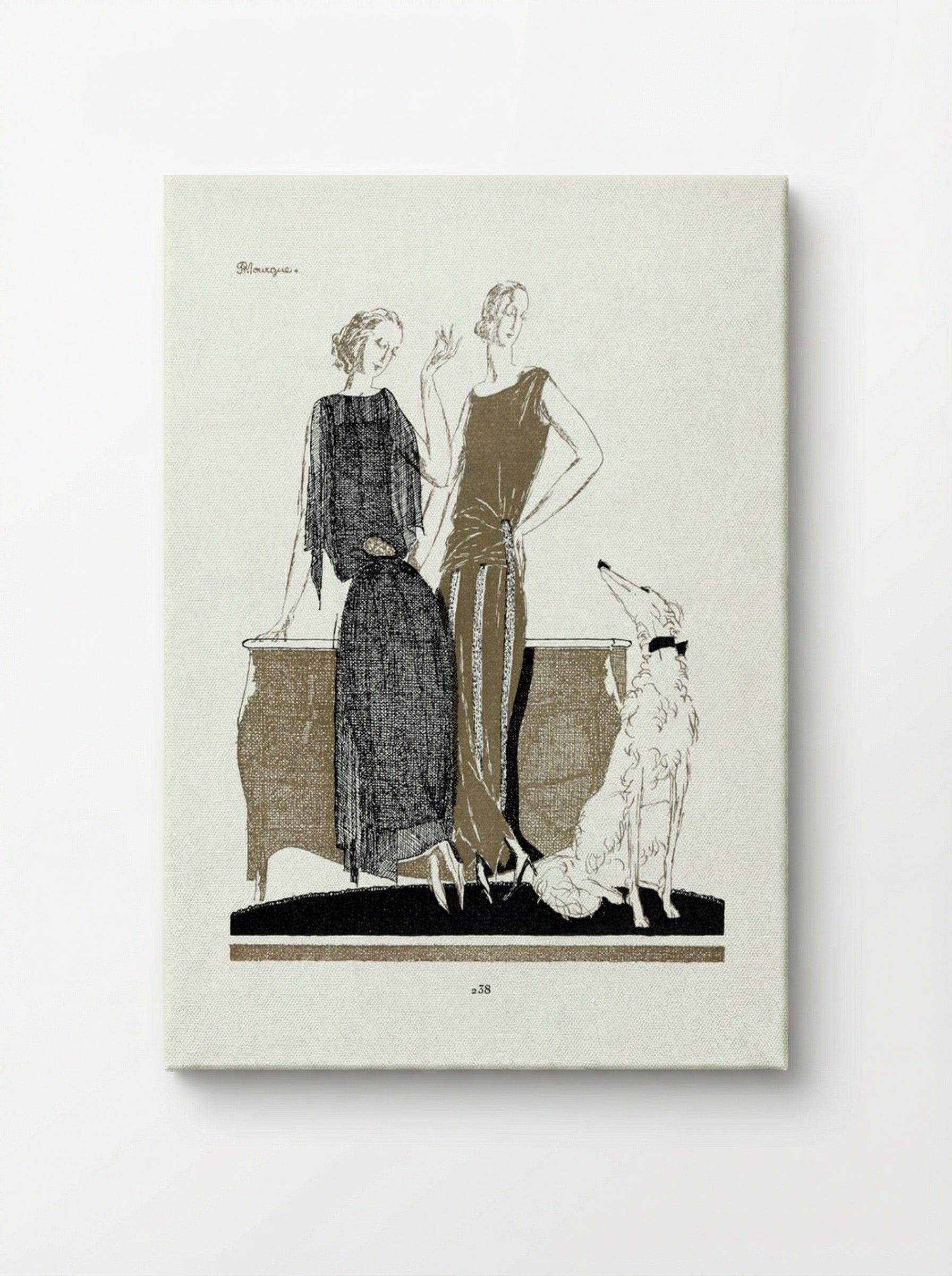 Two Dresses by Doeuillet - Pierre Morgue - Canvas