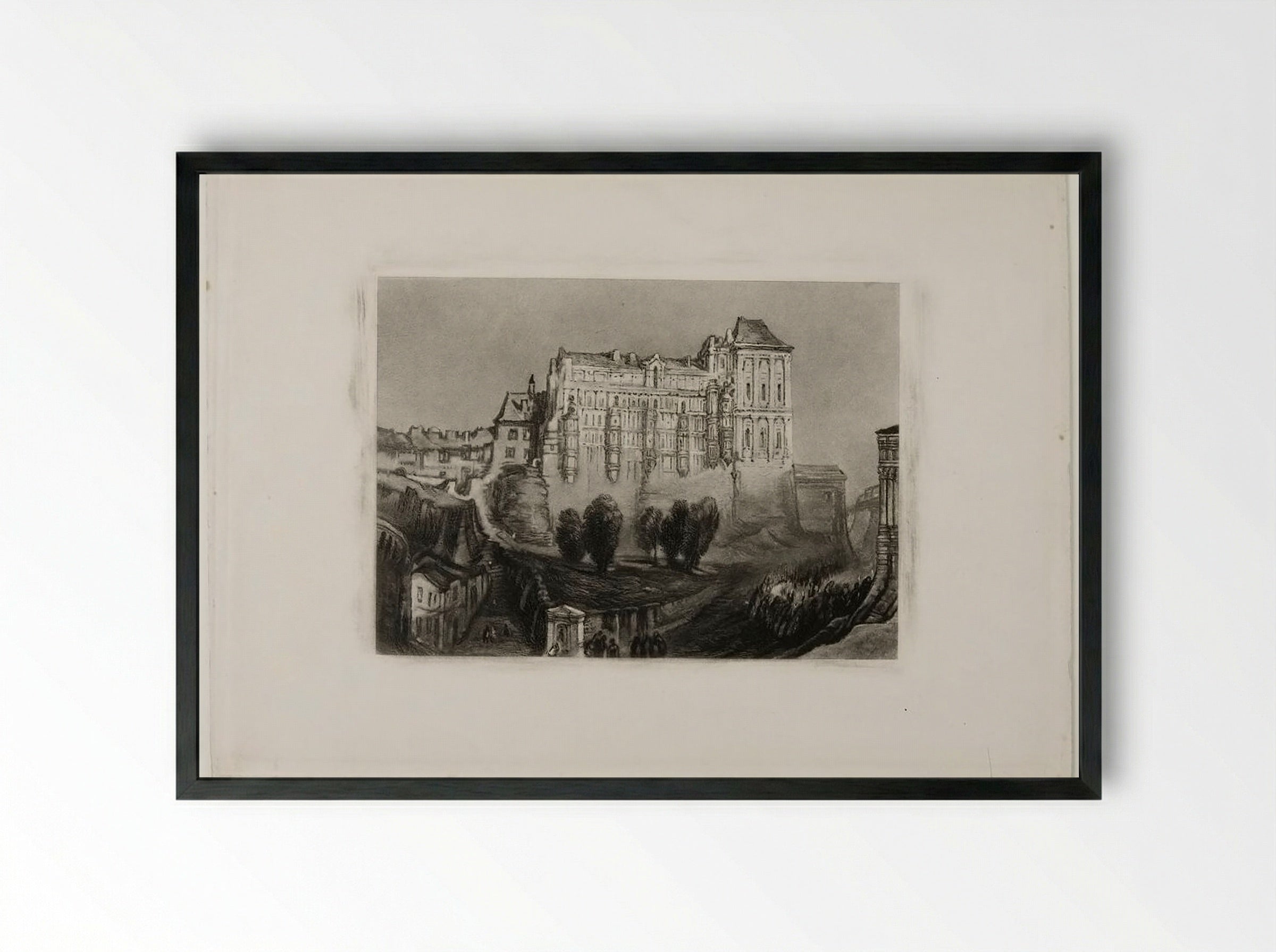 Château de Blois - John Ruskin - Framed Print Black