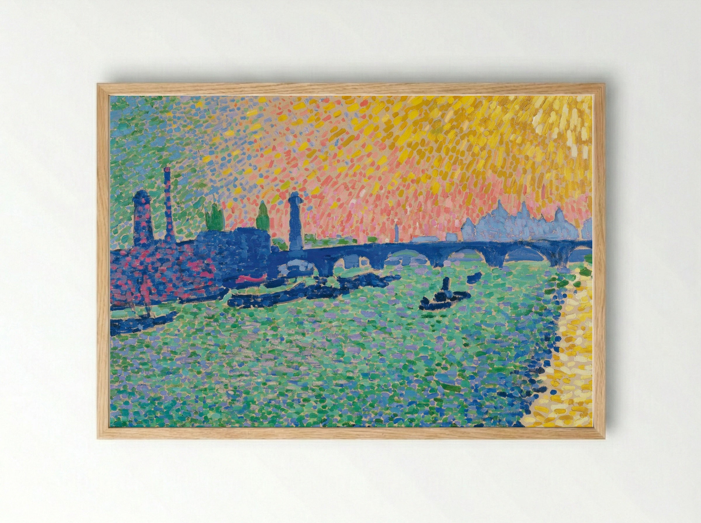 Waterloo Bridge, London - André Derain - Framed Print Wood