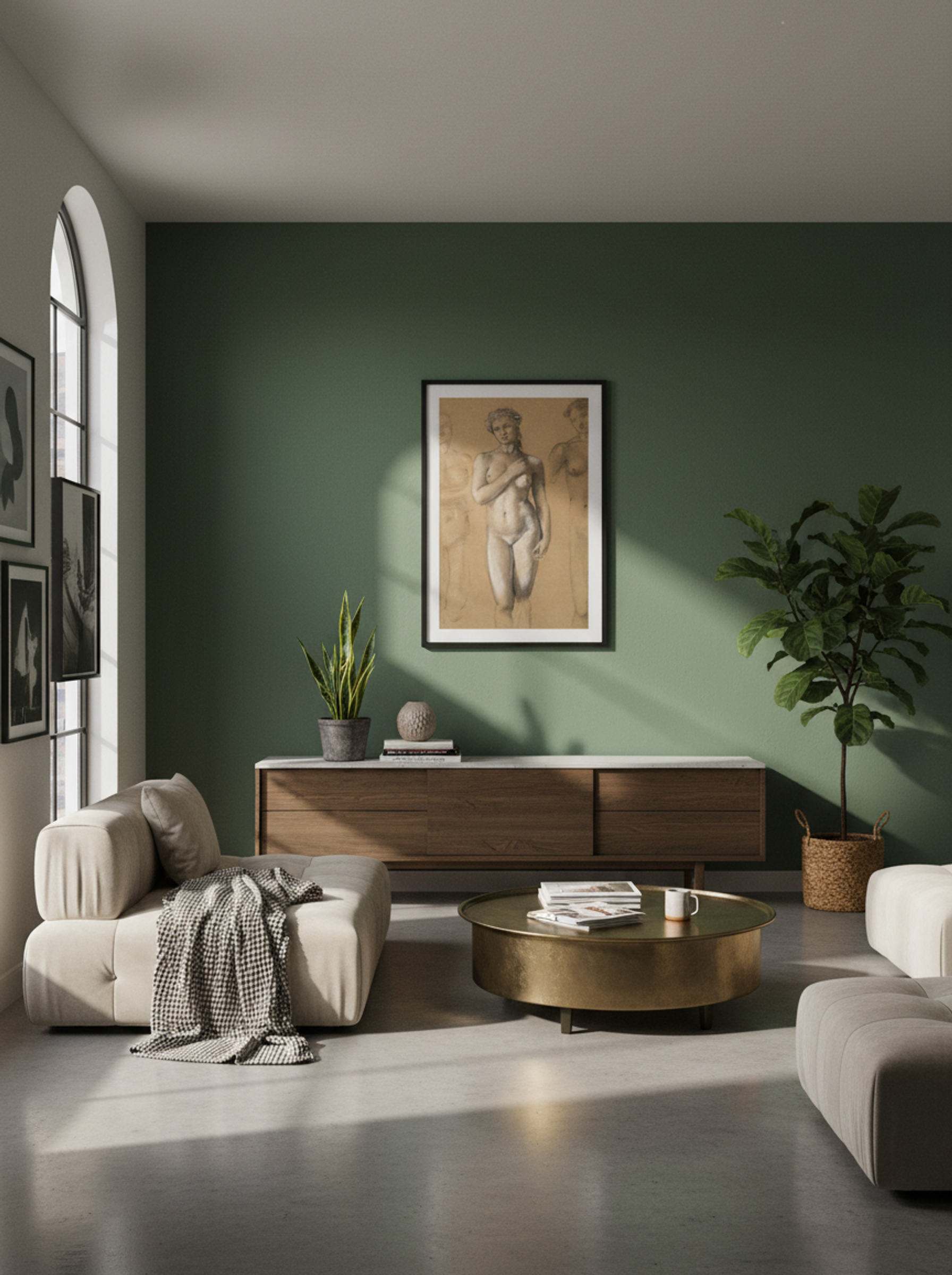 Female Nude, Three Studies (Possibly for Venus) - Edward Burne-Jones - Lifestyle