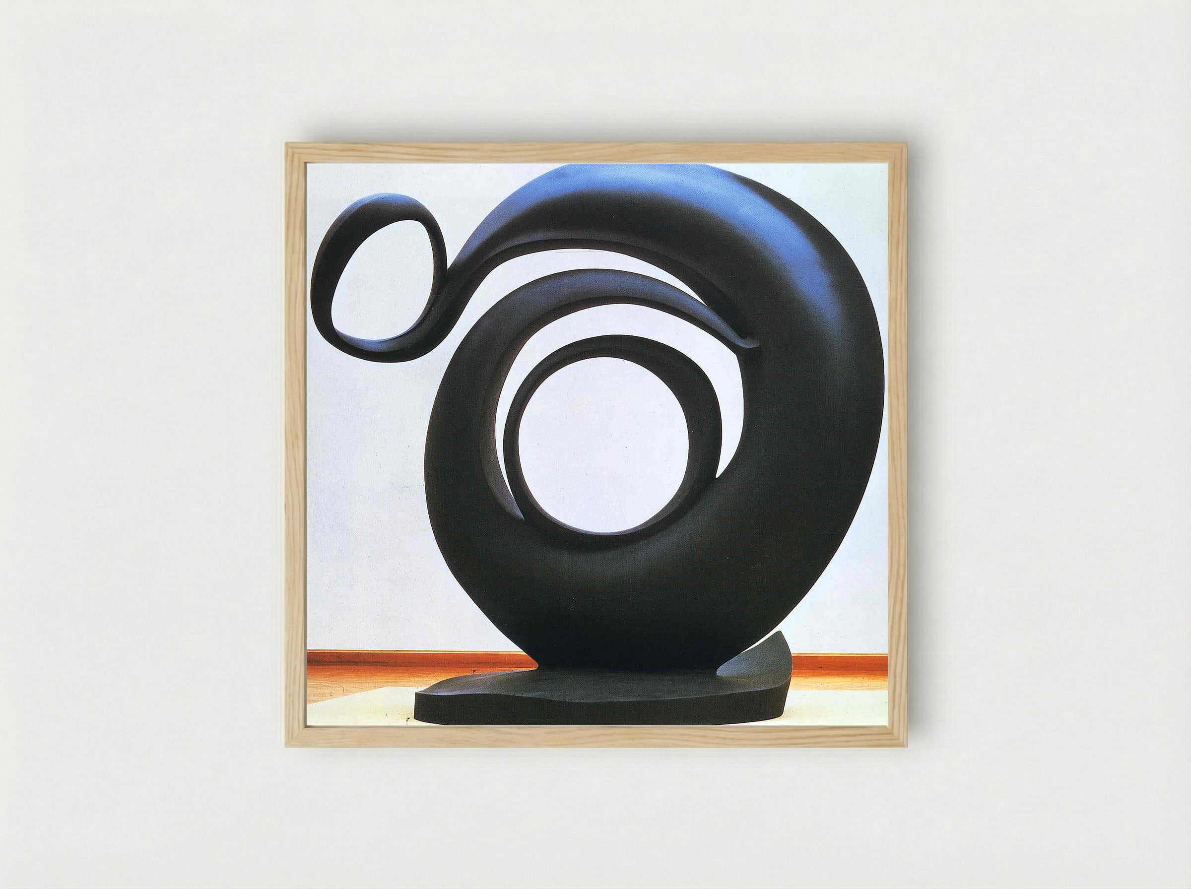 Abstraction - Georgia O'Keeffe - Framed Print Wood