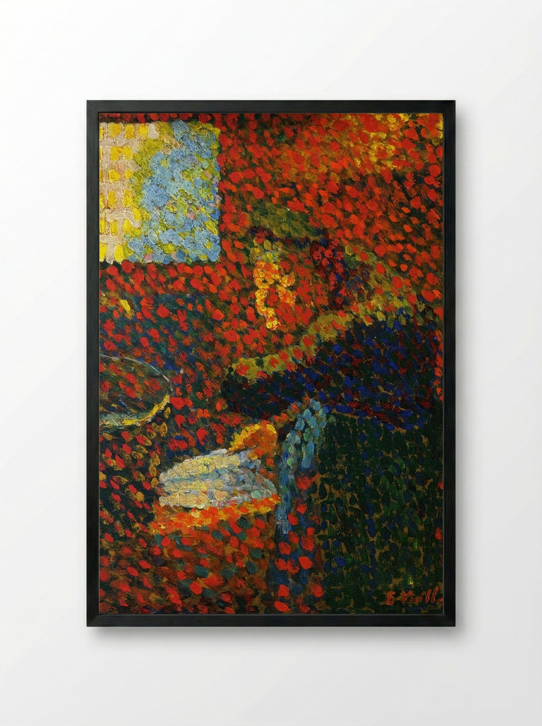 My Grandmother - Édouard Vuillard - Framed Print Black
