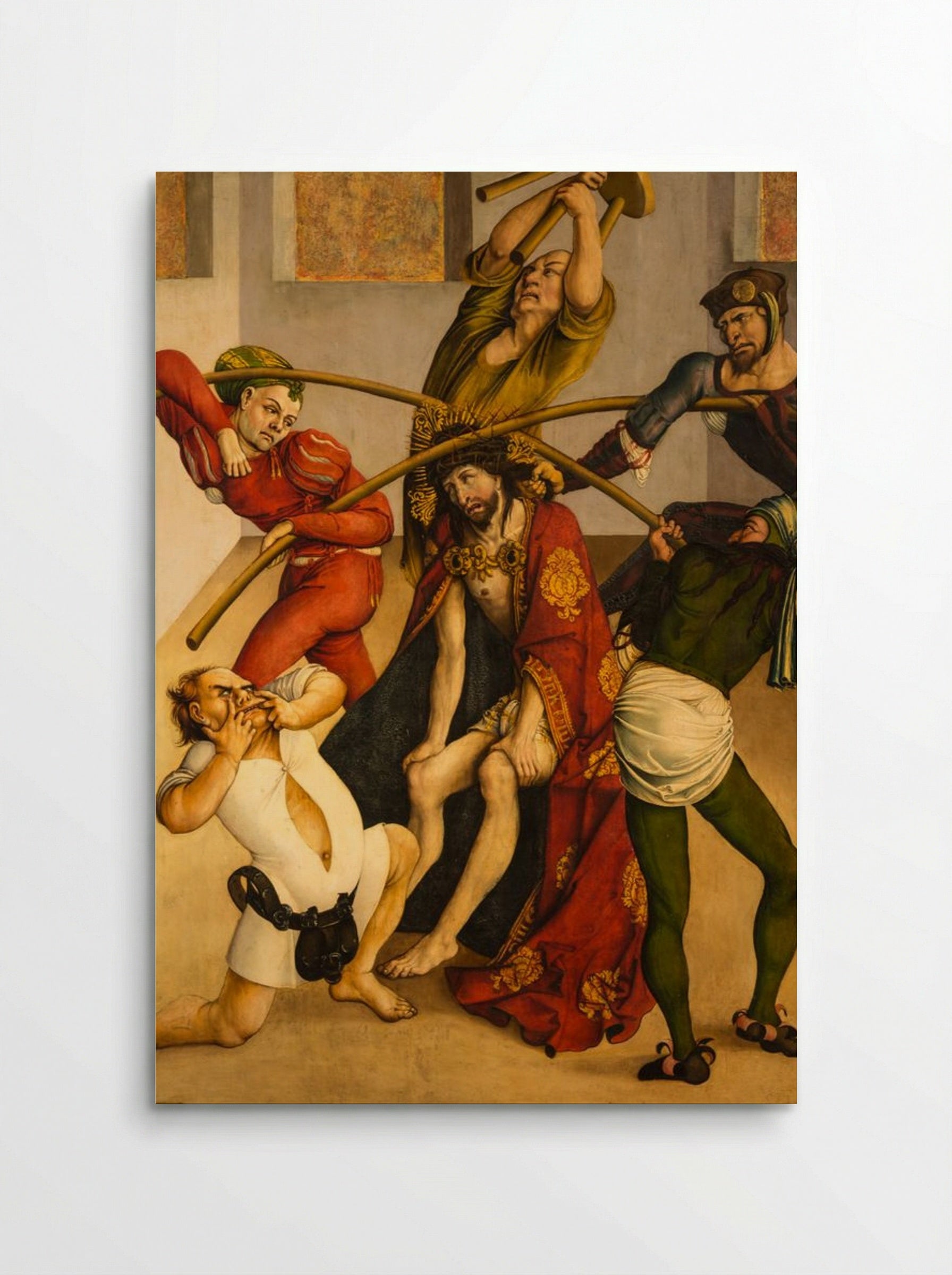 The Mocking of Christ (Melk Altar) - Jörg Breu the Elder - Poster
