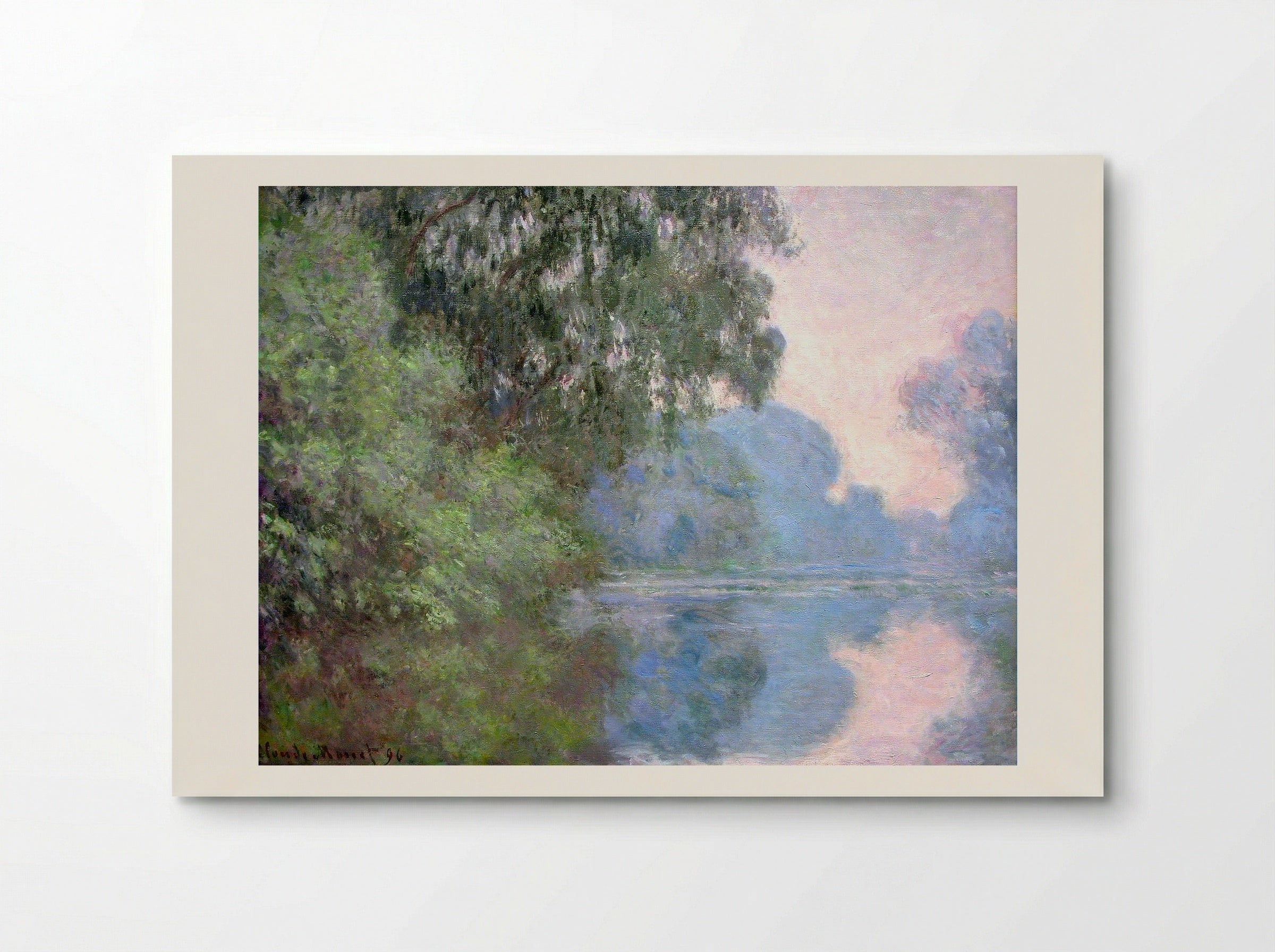 Morning on the Seine near Giverny - Claude Monet - Poster