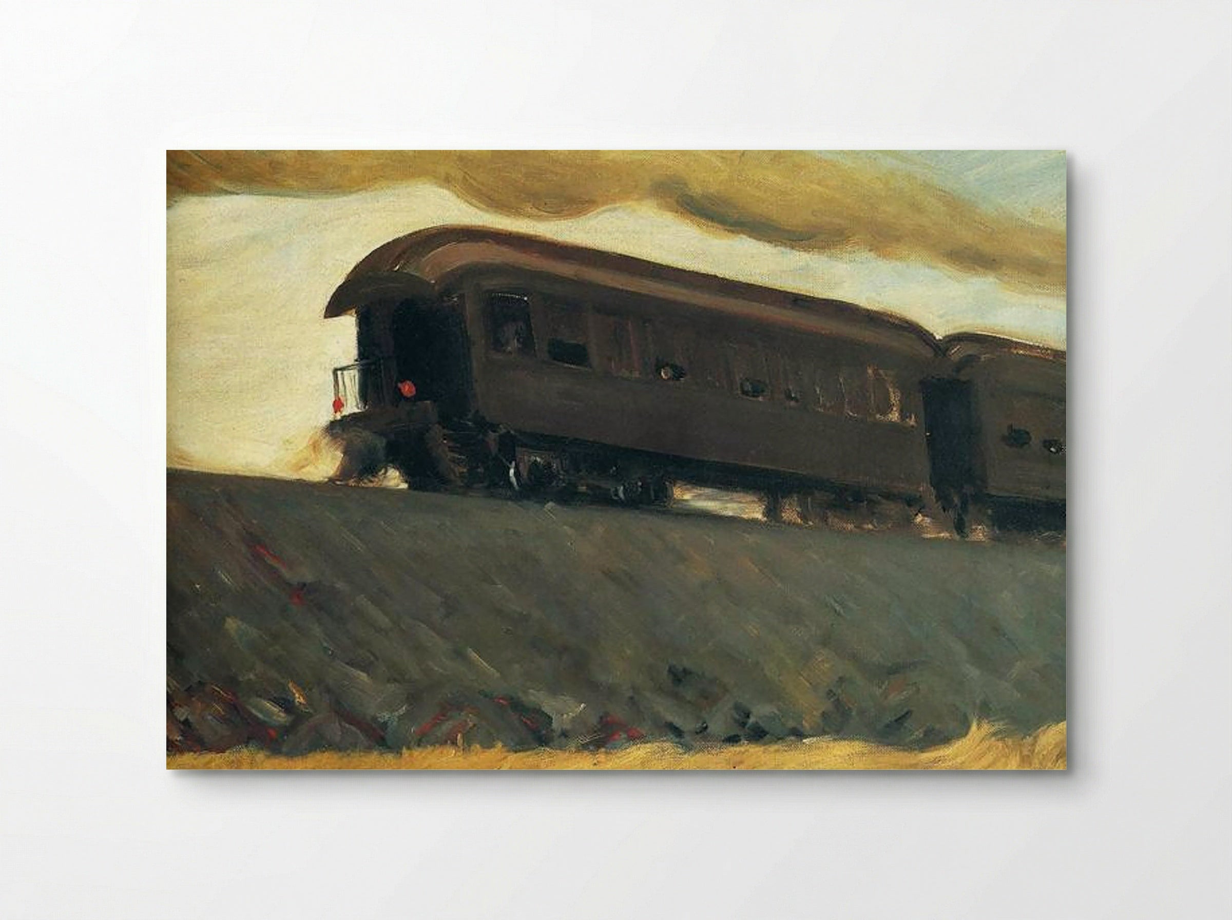 Railroad Train - Edward Hopper - Poster