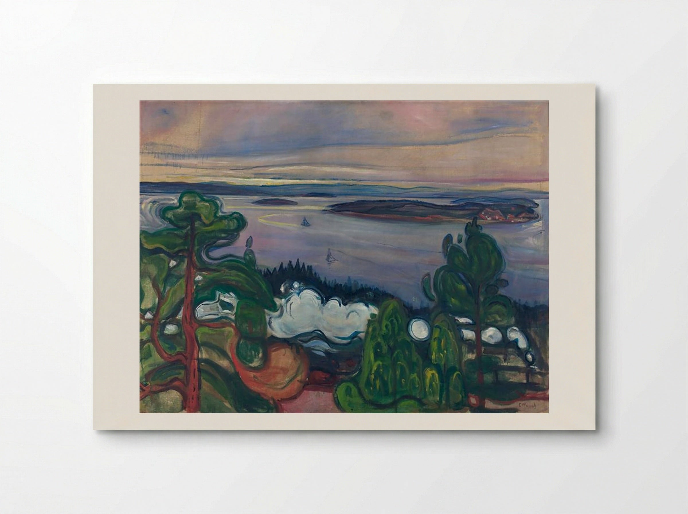 Train Smoke - Edvard Munch - Poster