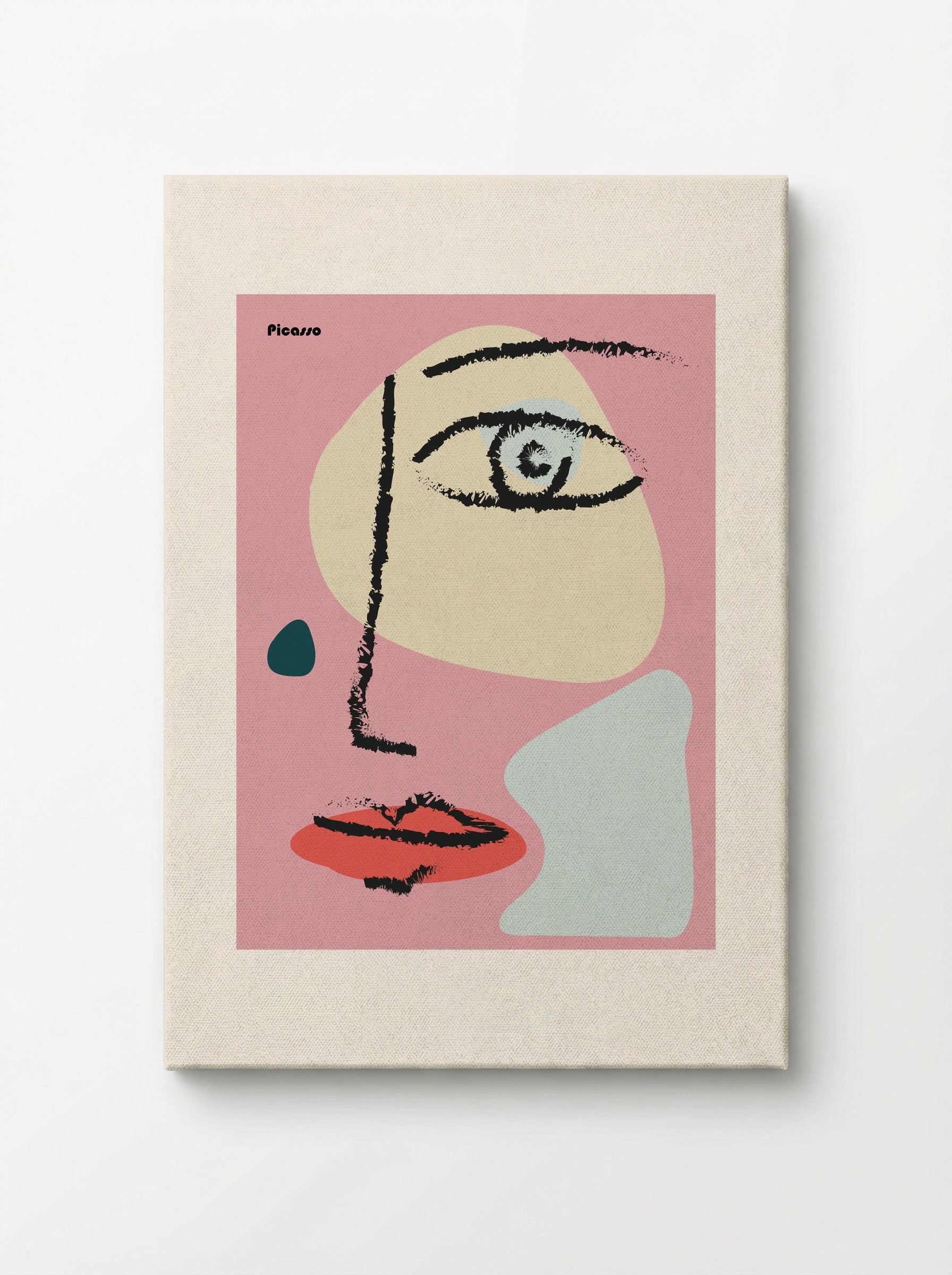 Abstract Face - Pablo Picasso - Canvas