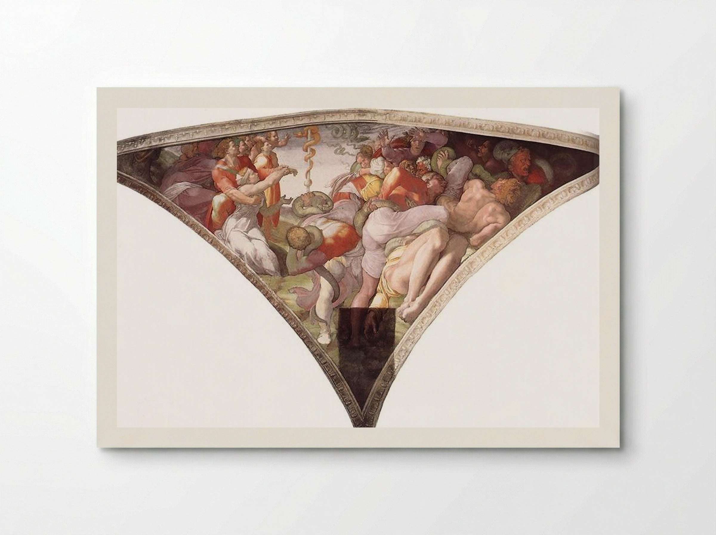 Sistine Chapel Ceiling: The Brazen Serpent - Michelangelo - Poster