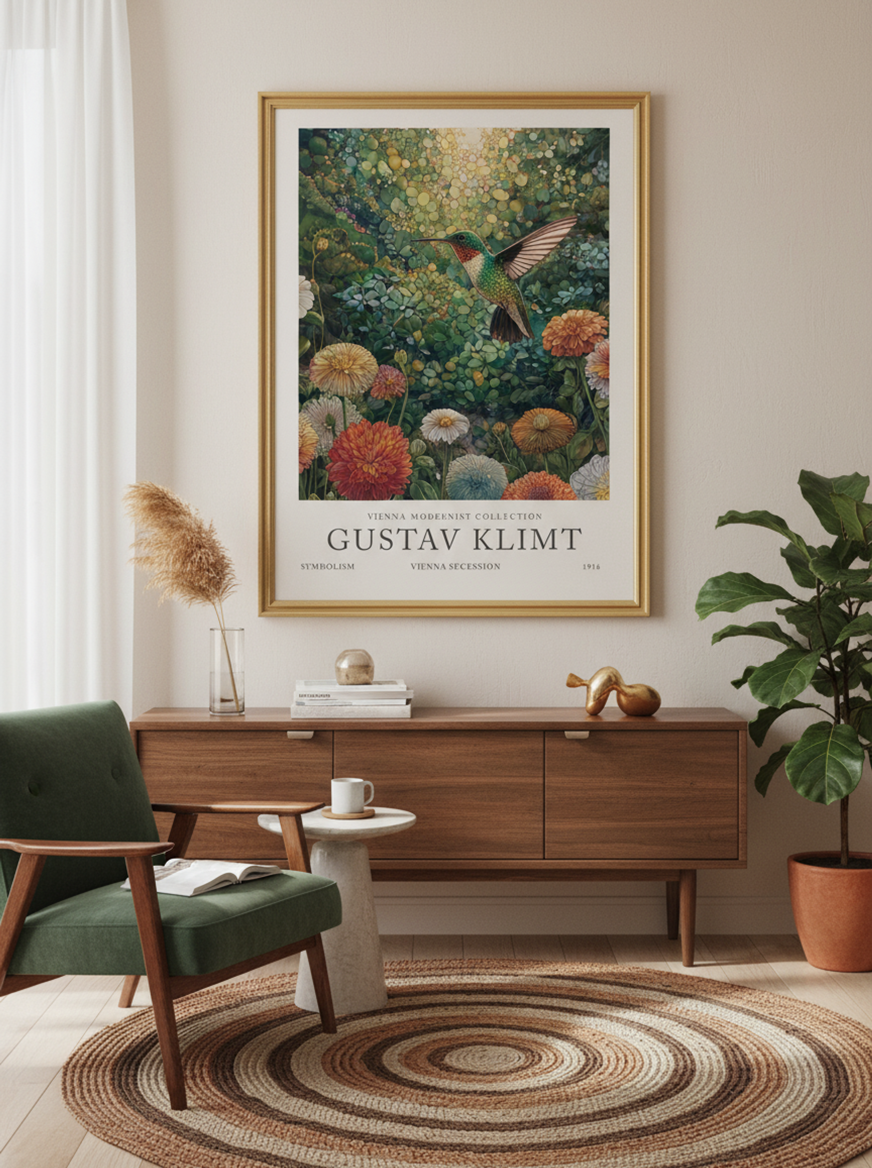 Hummingbird Garden - Gustav Klimt - Lifestyle