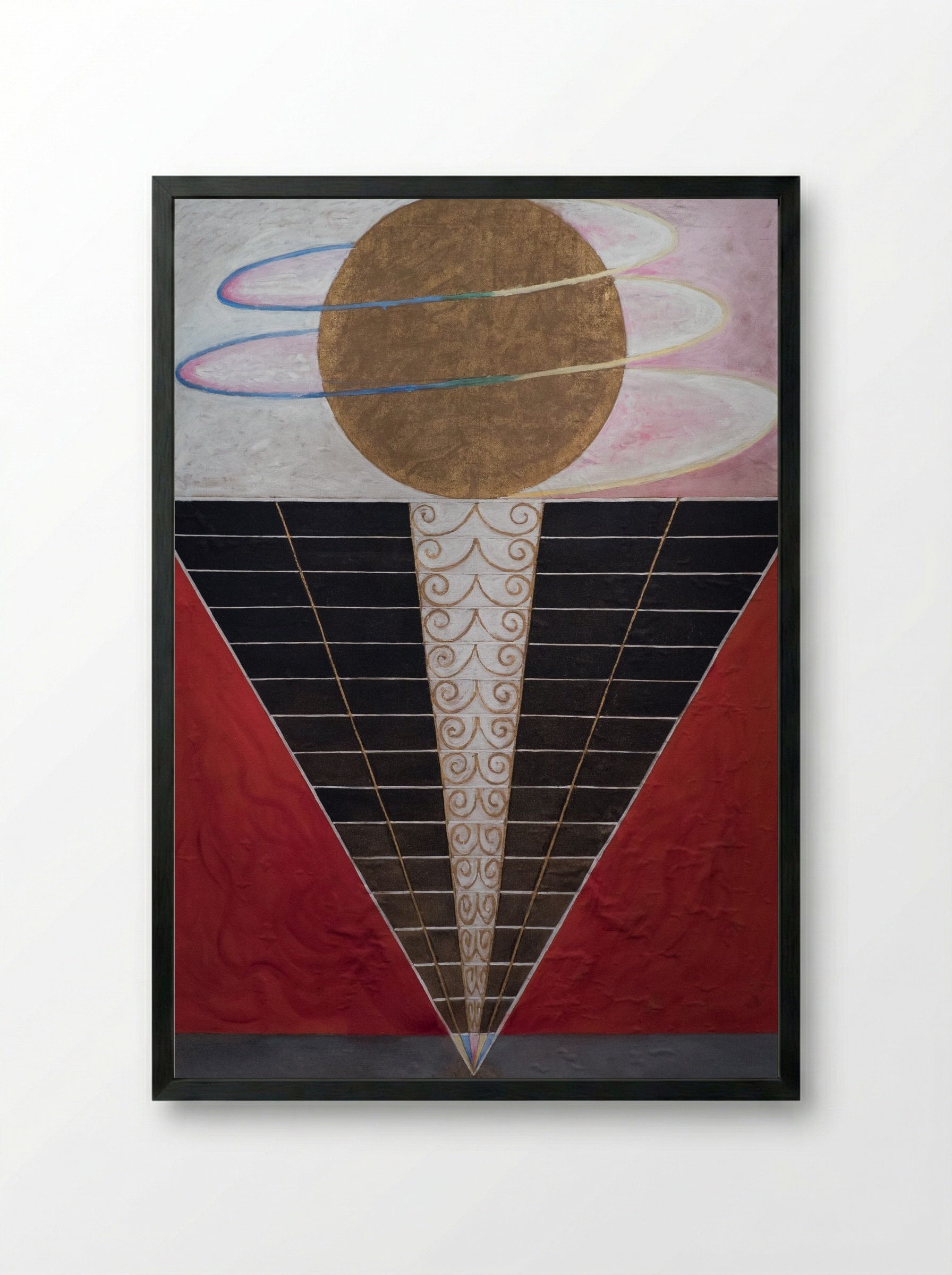 Altarpiece No. 2 - Hilma af Klint - Framed Print Black