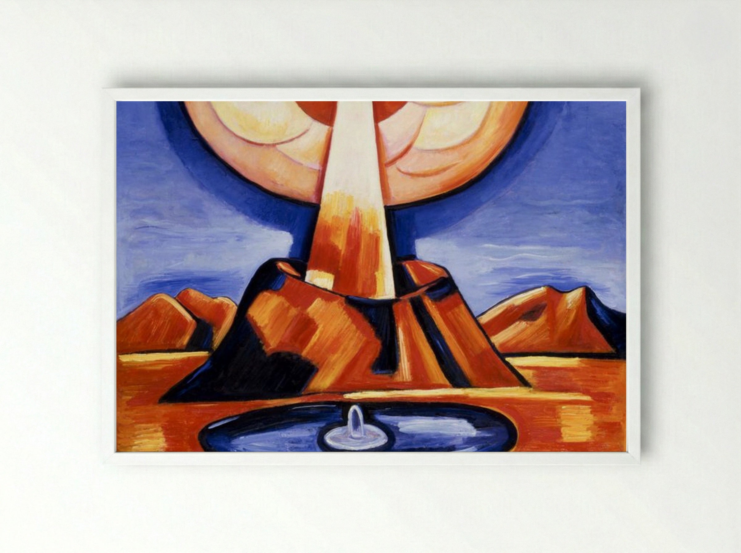 Yliaster (Paracelsus) - Marsden Hartley - Framed Print White