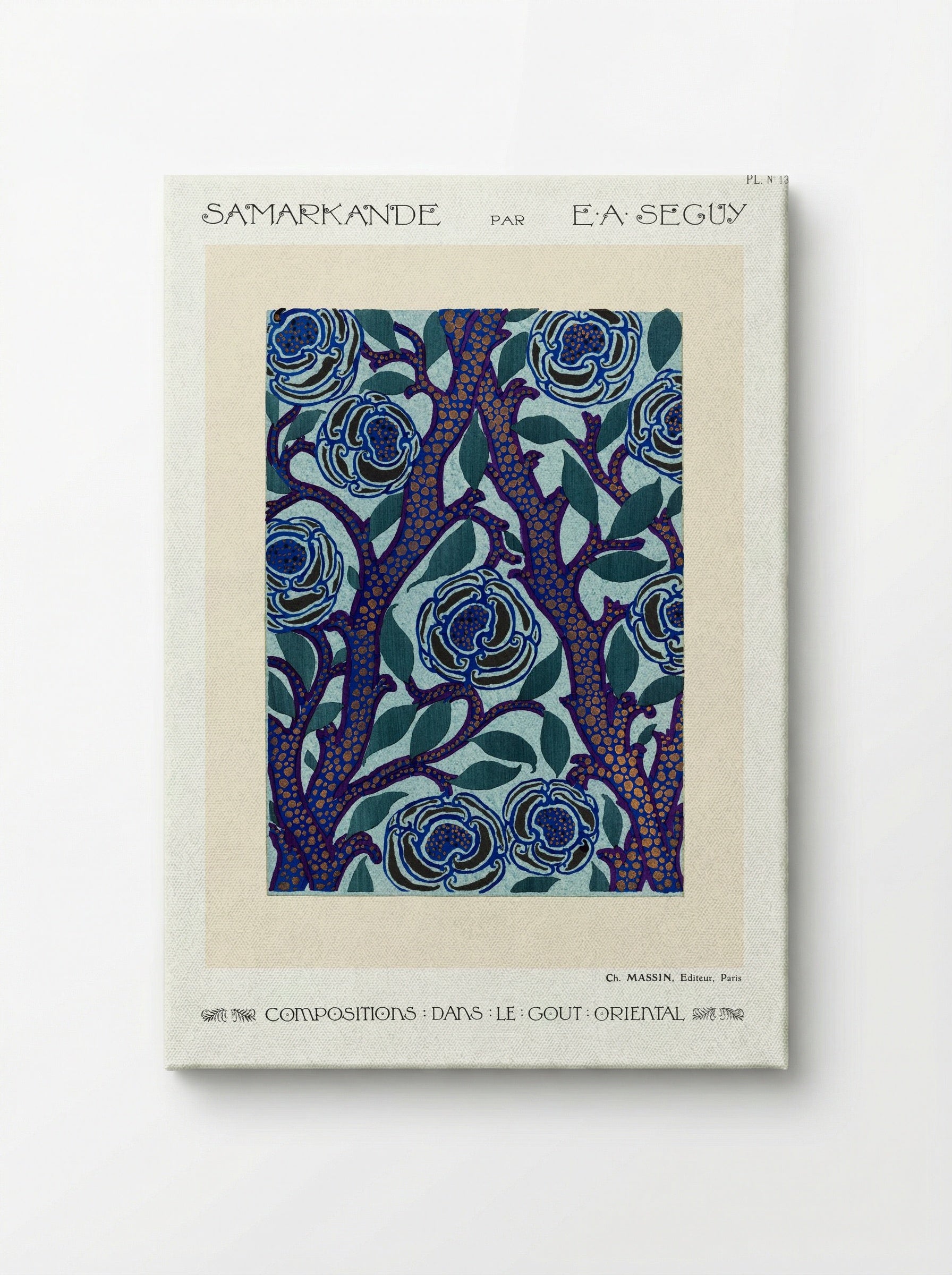 Samarkande, Plate 13 - Émile-Allain Séguy - Canvas
