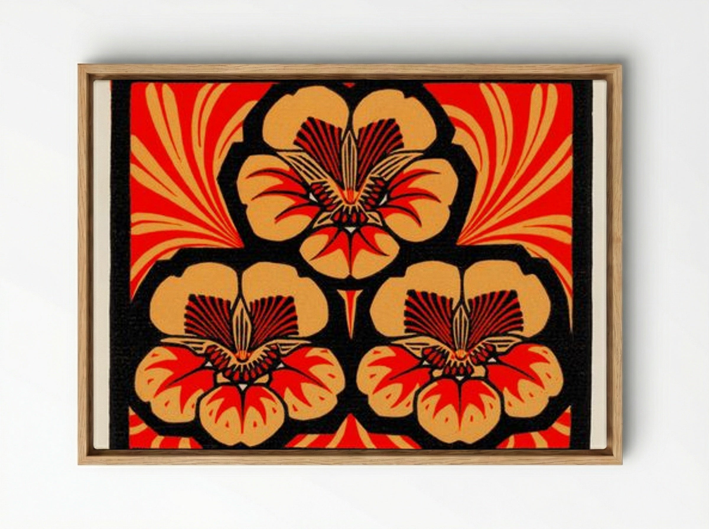 East Indian Cherry - Julie de Graag - Framed Canvas Wood