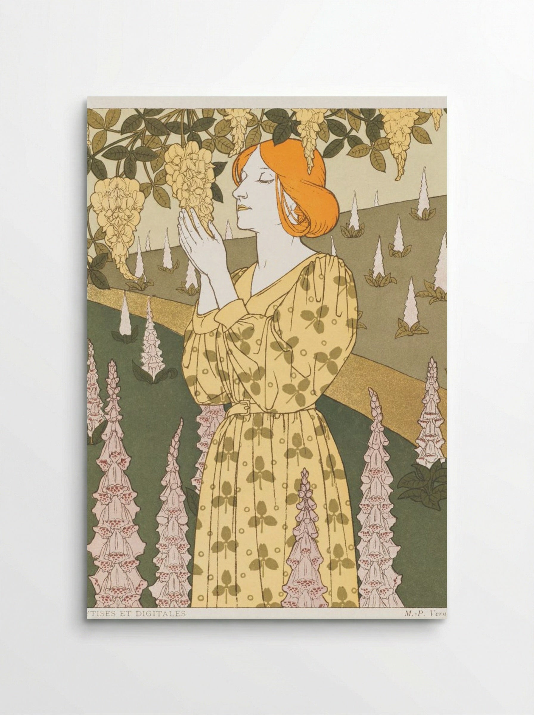 Cytises et Digitales - Maurice Pillard Verneuil - Poster