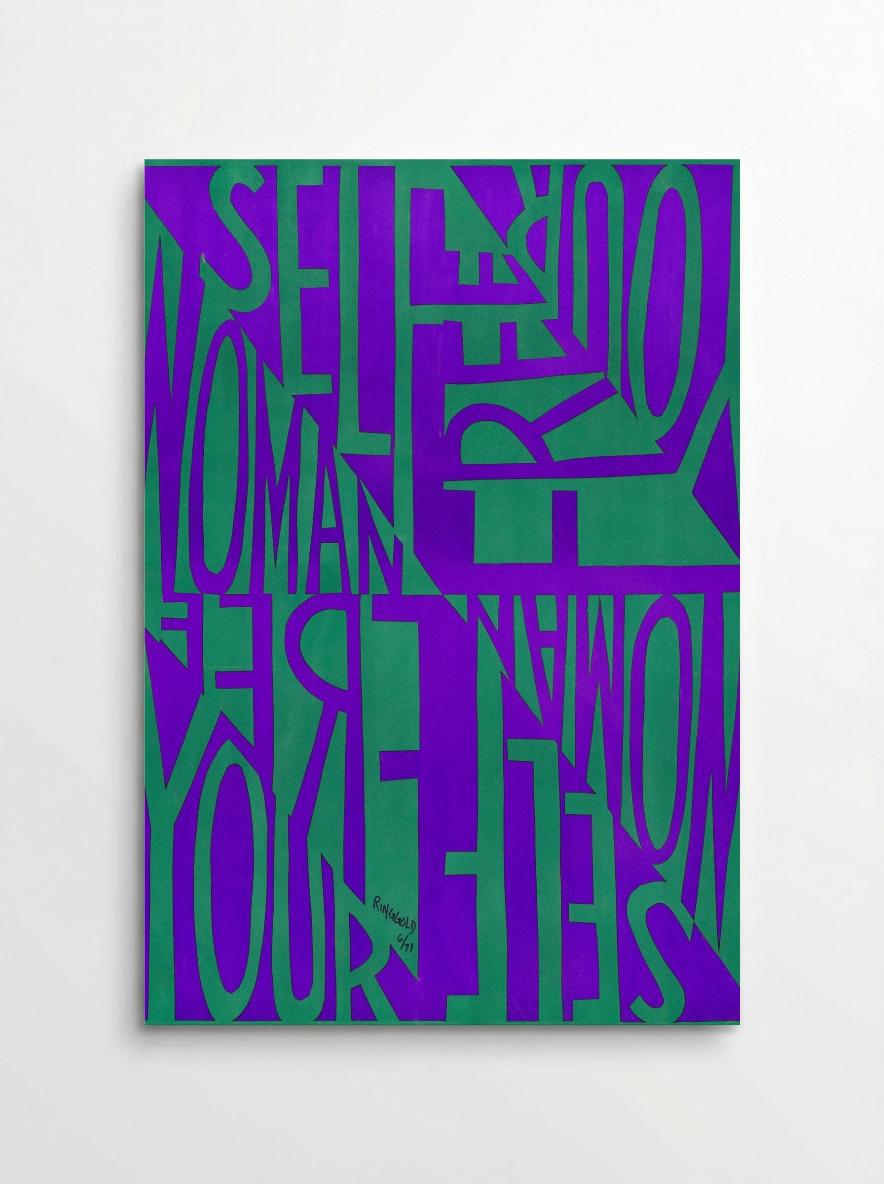 Free Woman, Free Yourself - Faith Ringgold - Poster