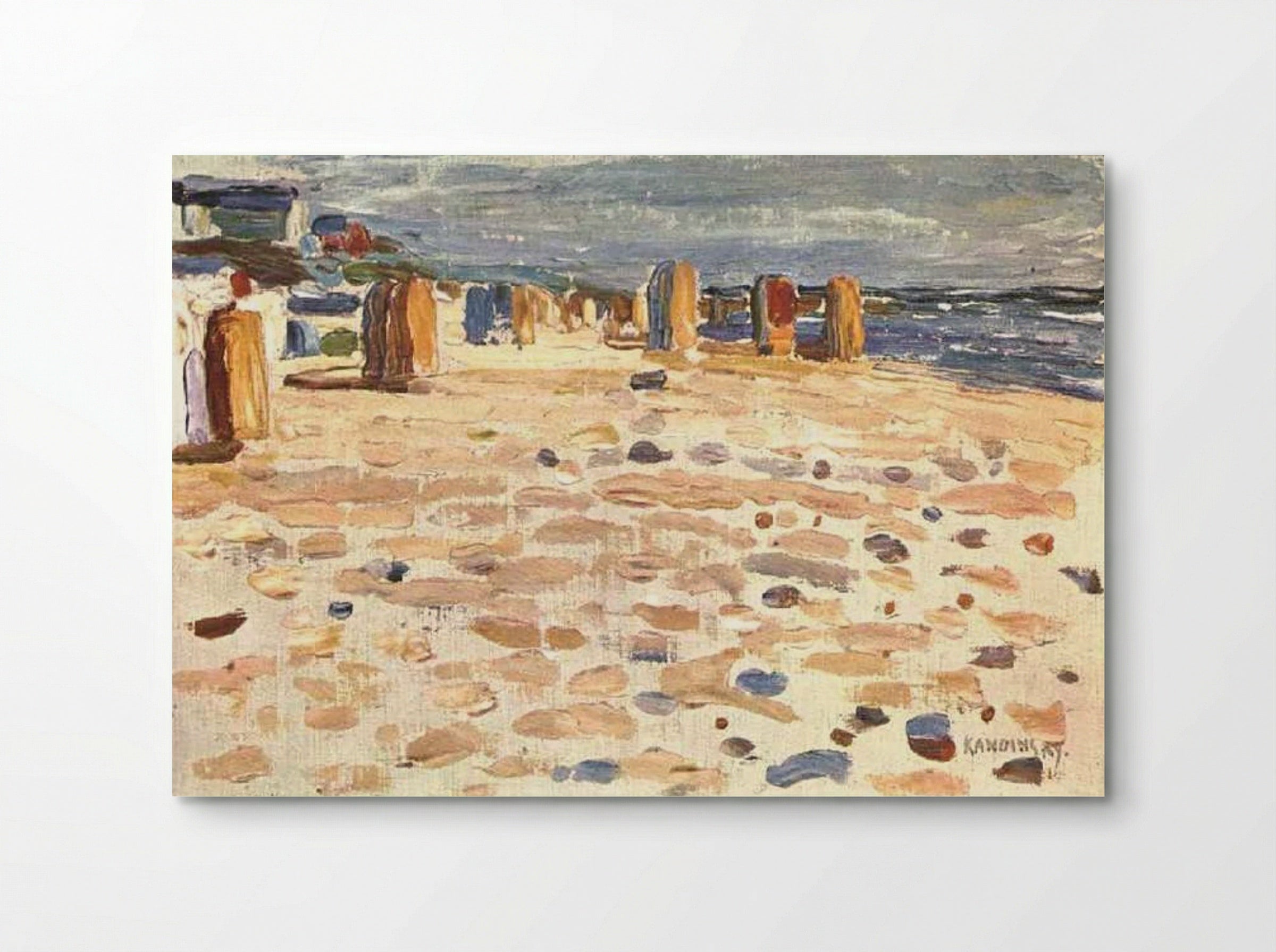 Beach Baskets in Holland - Wassily Kandinsky - Poster