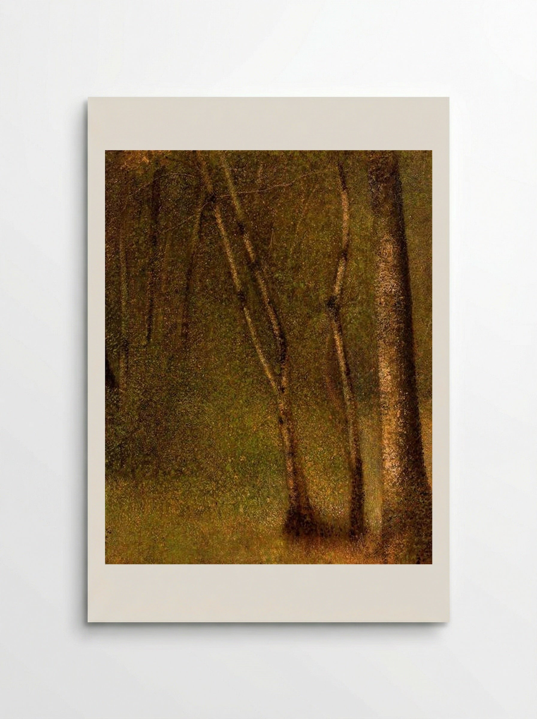 The Forest at Pontaubert - Georges Seurat - Poster