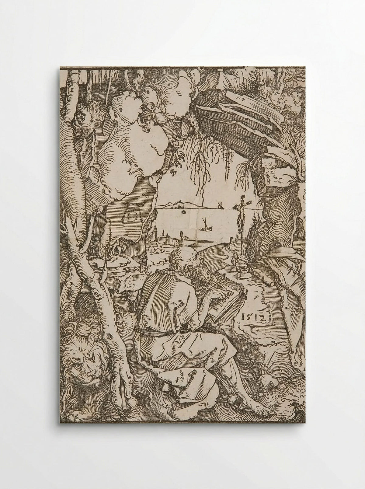 Saint Jerome in a Grotto - Albrecht Dürer - Poster