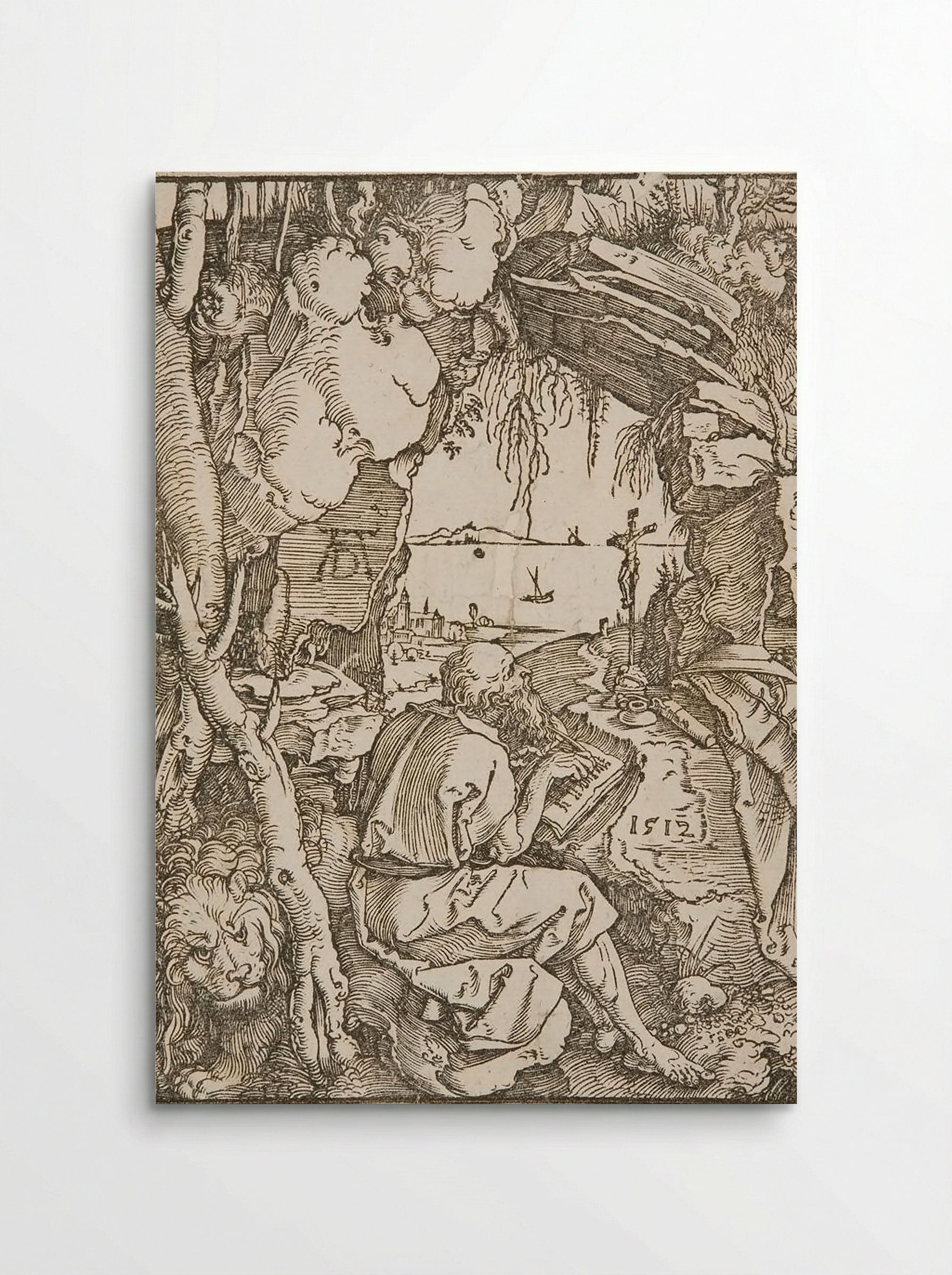 Saint Jerome in a Grotto - Albrecht Dürer - Poster