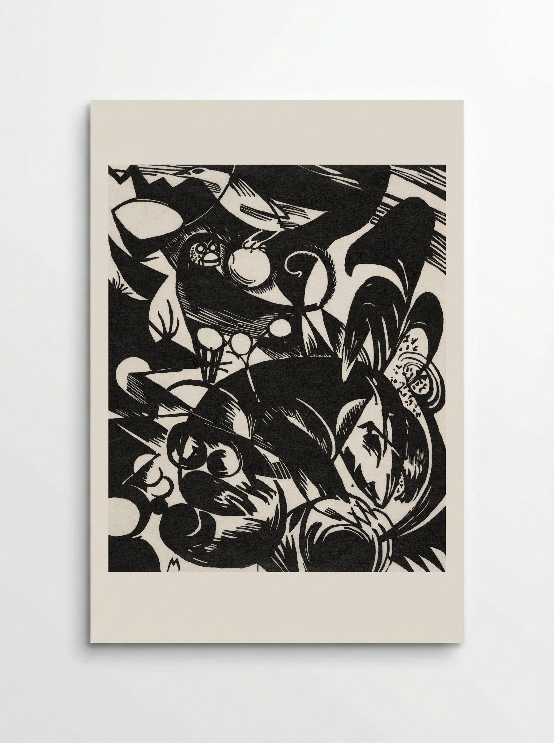 Birds and Fruit - Franz Marc - Poster