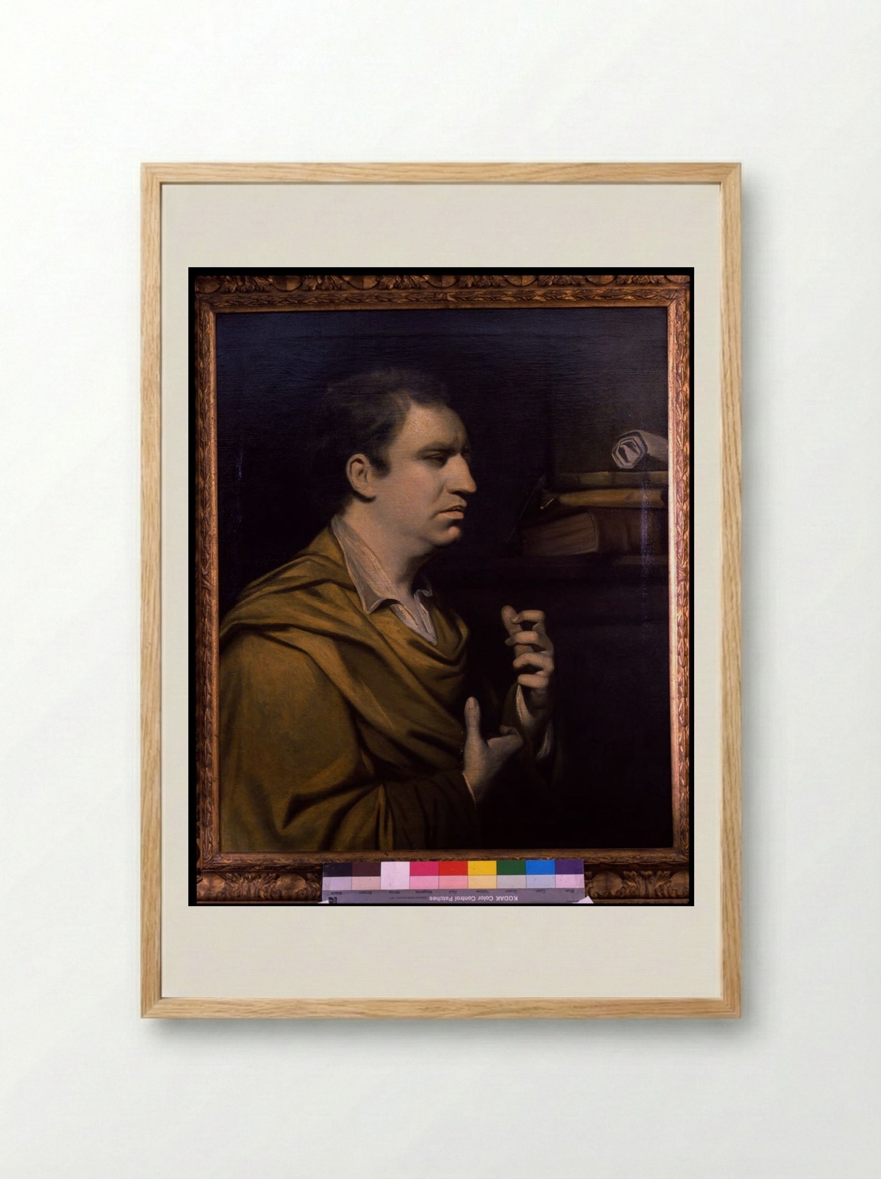 Samuel Johnson - Sir Joshua Reynolds - Framed Print Wood