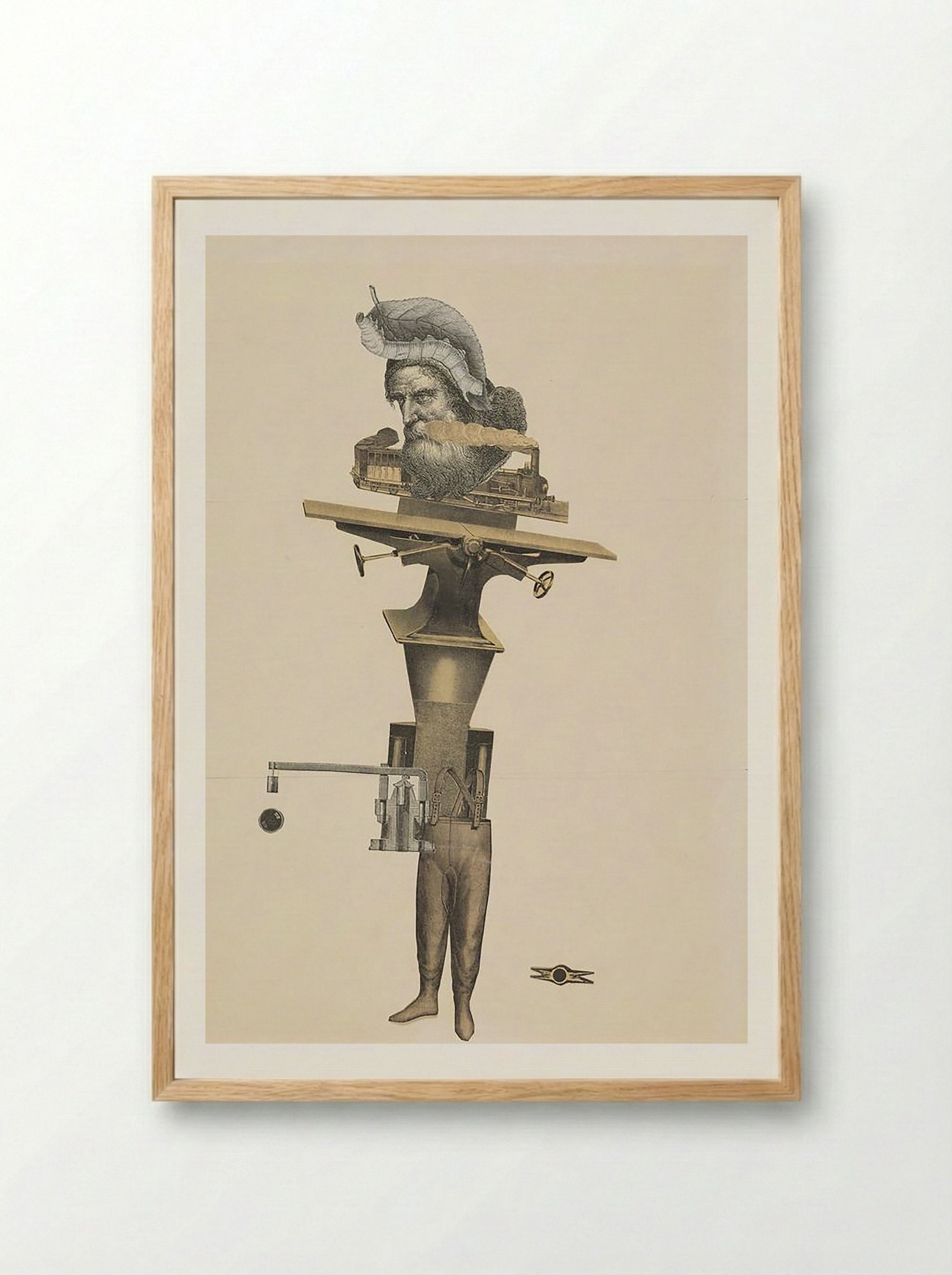 Exquisite Corpse - Fine Art Print - Framed Print Wood