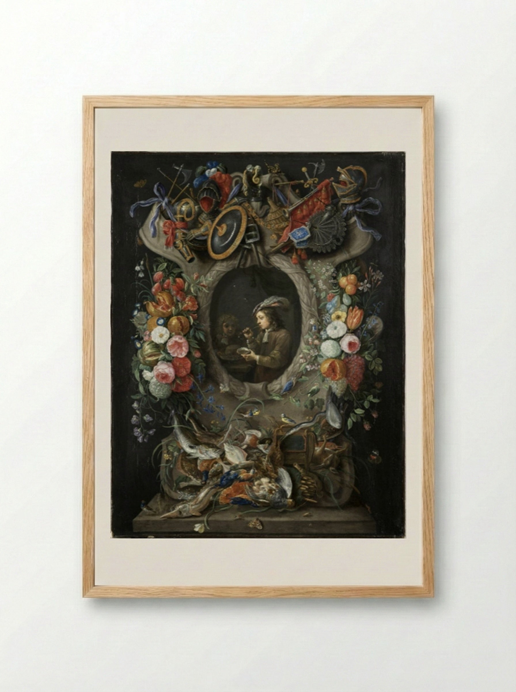The Soap Bubbles - Jan van Kessel the Elder - Framed Print Wood