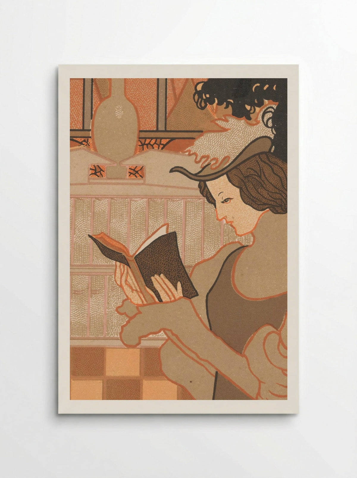 Nieuwjaarswens van Octave Uzanne voor het jaar 1897 - Georges de Feure - Poster