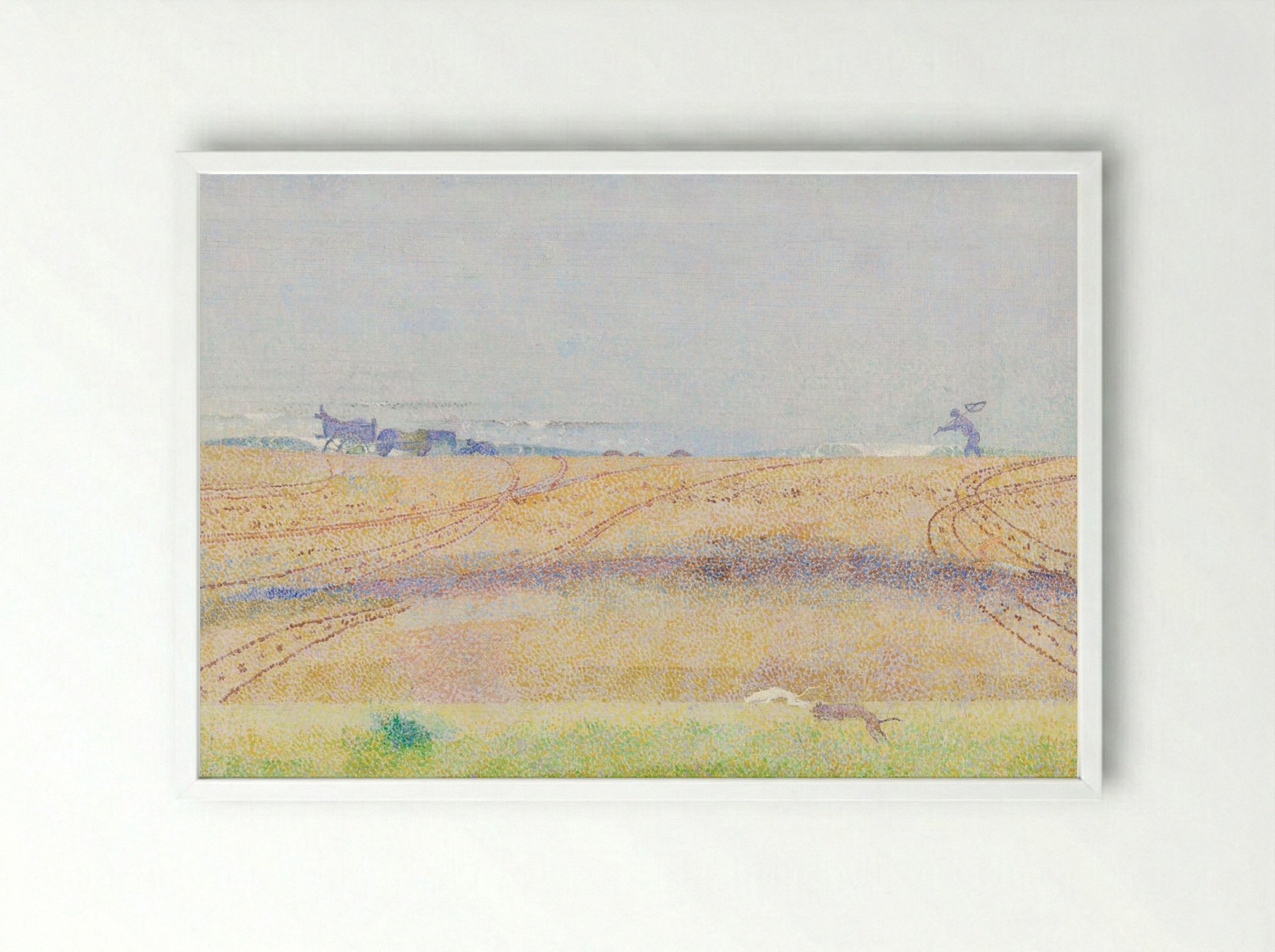 Misty Sea - Jan Toorop - Framed Print White