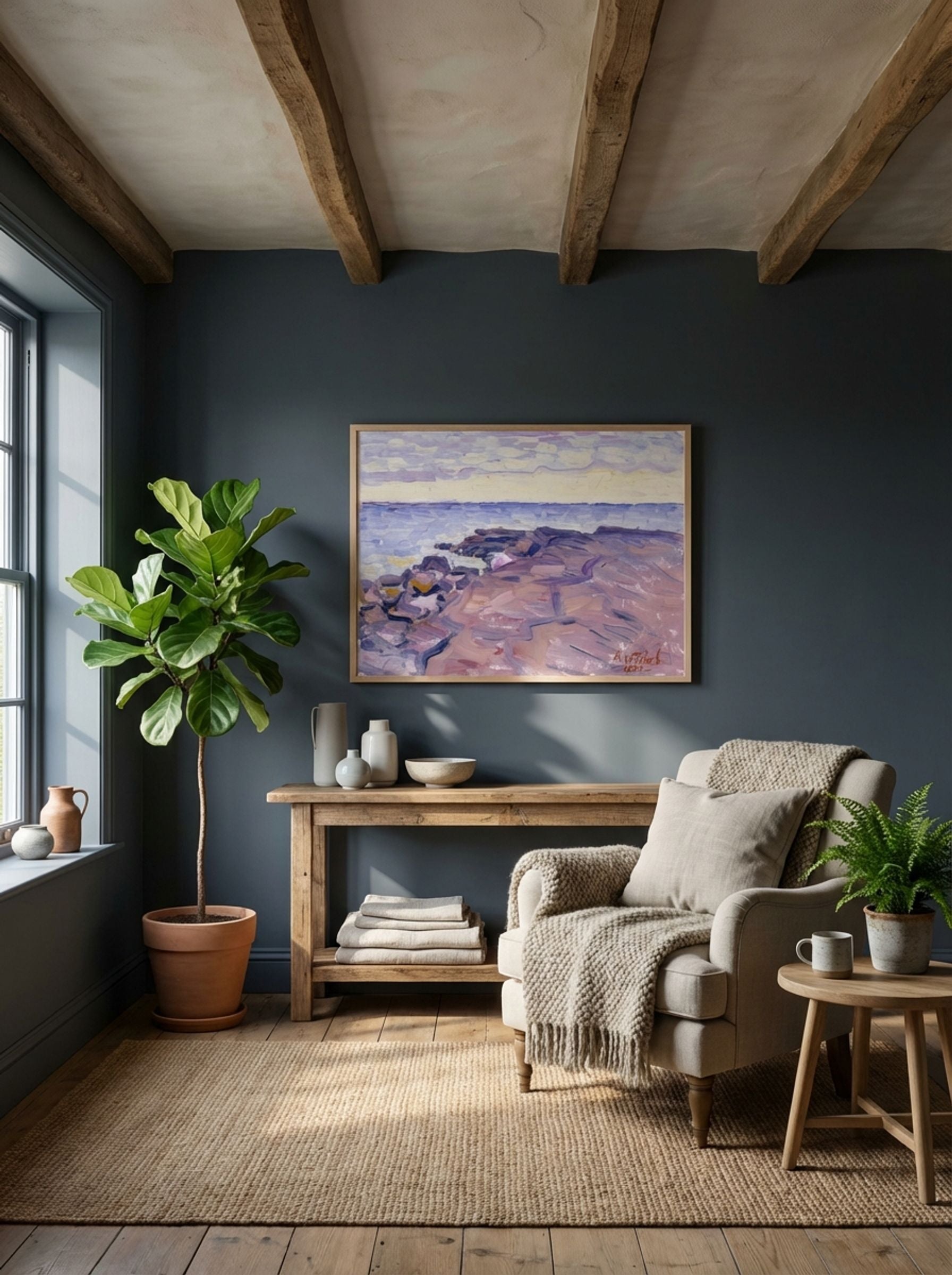 Rantakallioita (Coastal Rocks) - Alfred William Finch - Lifestyle