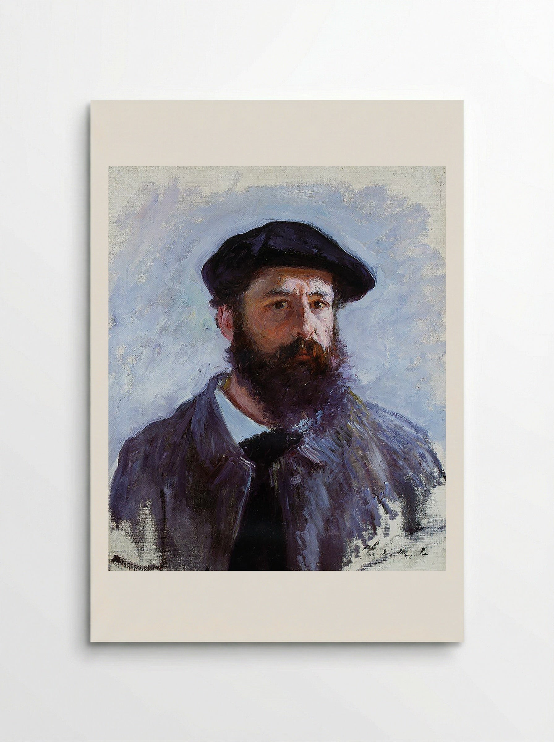 Self-Portrait with a Beret - Claude Monet - Poster