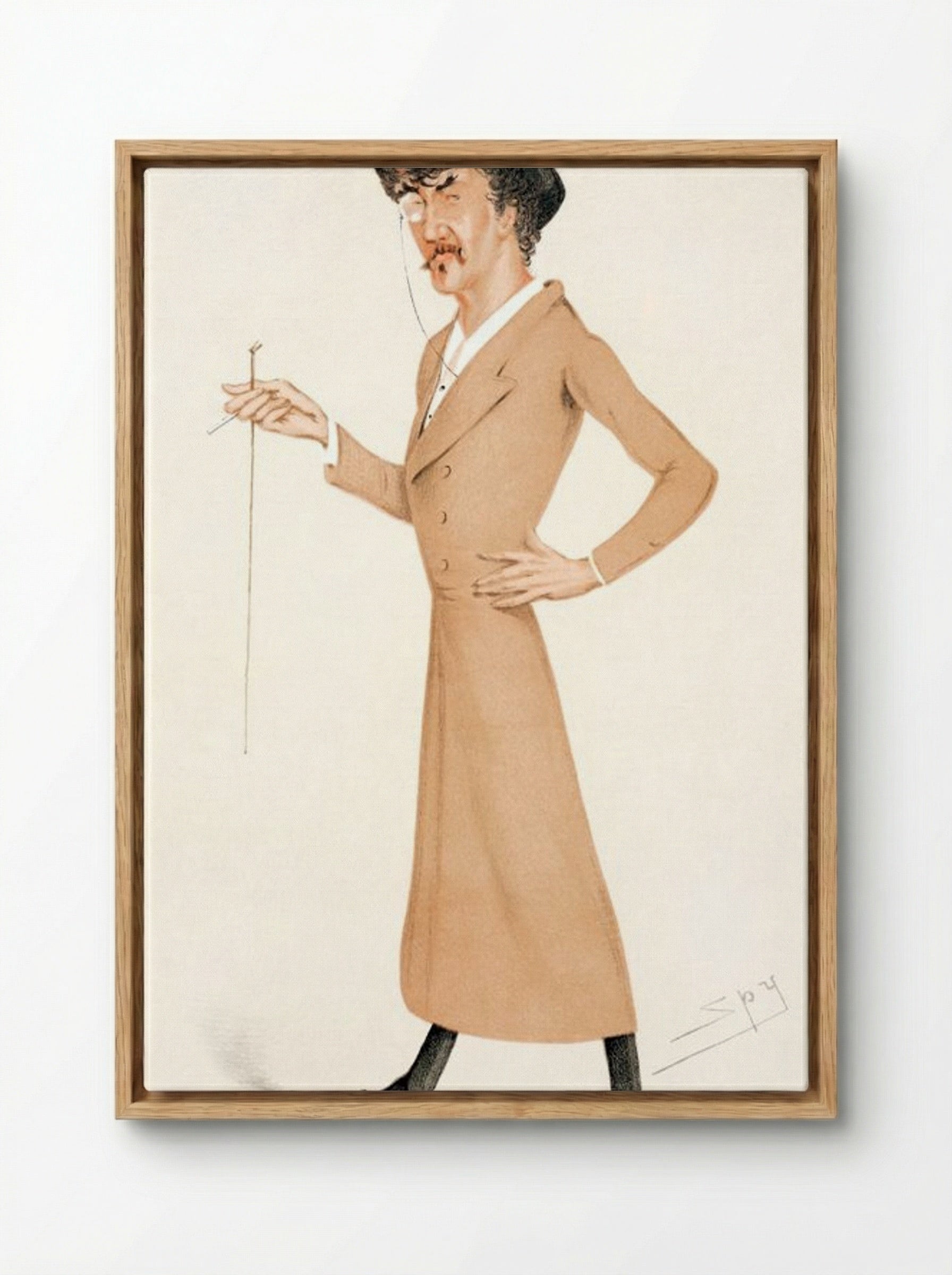 A Symphony - Sir Leslie Ward - Framed Canvas Wood