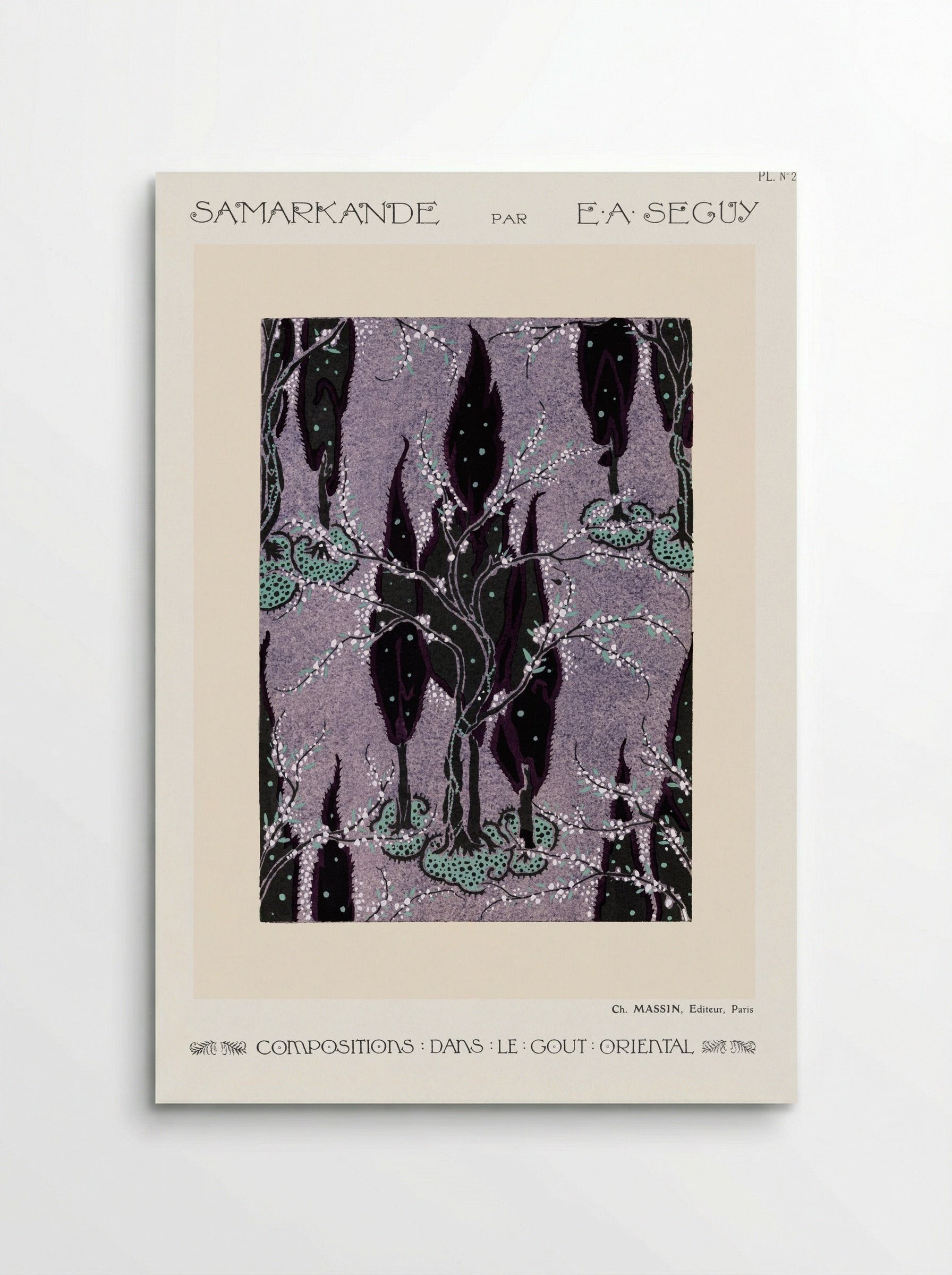 Samarkande, Plate No. 2 (Oriental Composition) - Émile-Allain Séguy - Poster